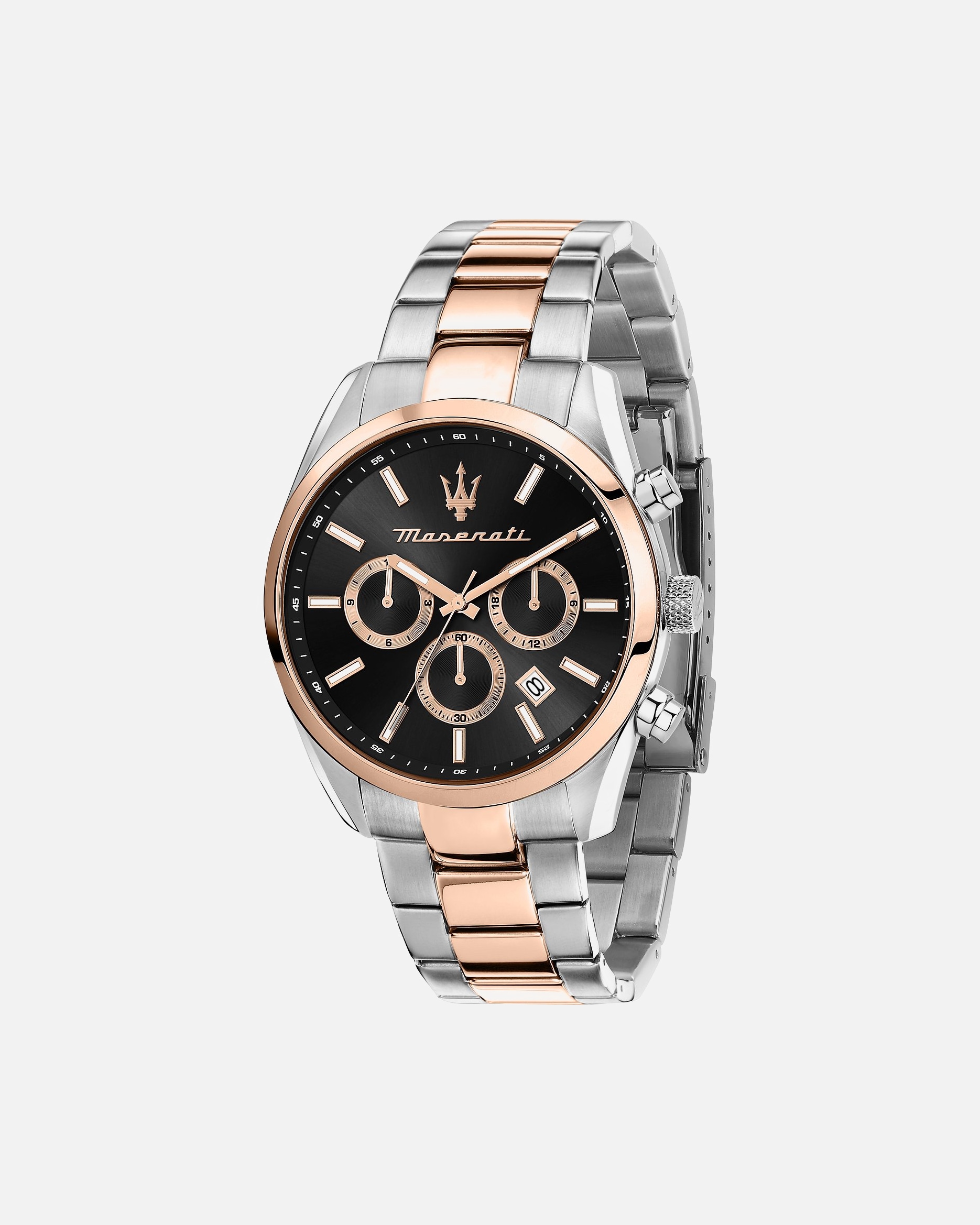 Uhr für Männlich Maserati Herrenuhr Edelstahl bicolor
