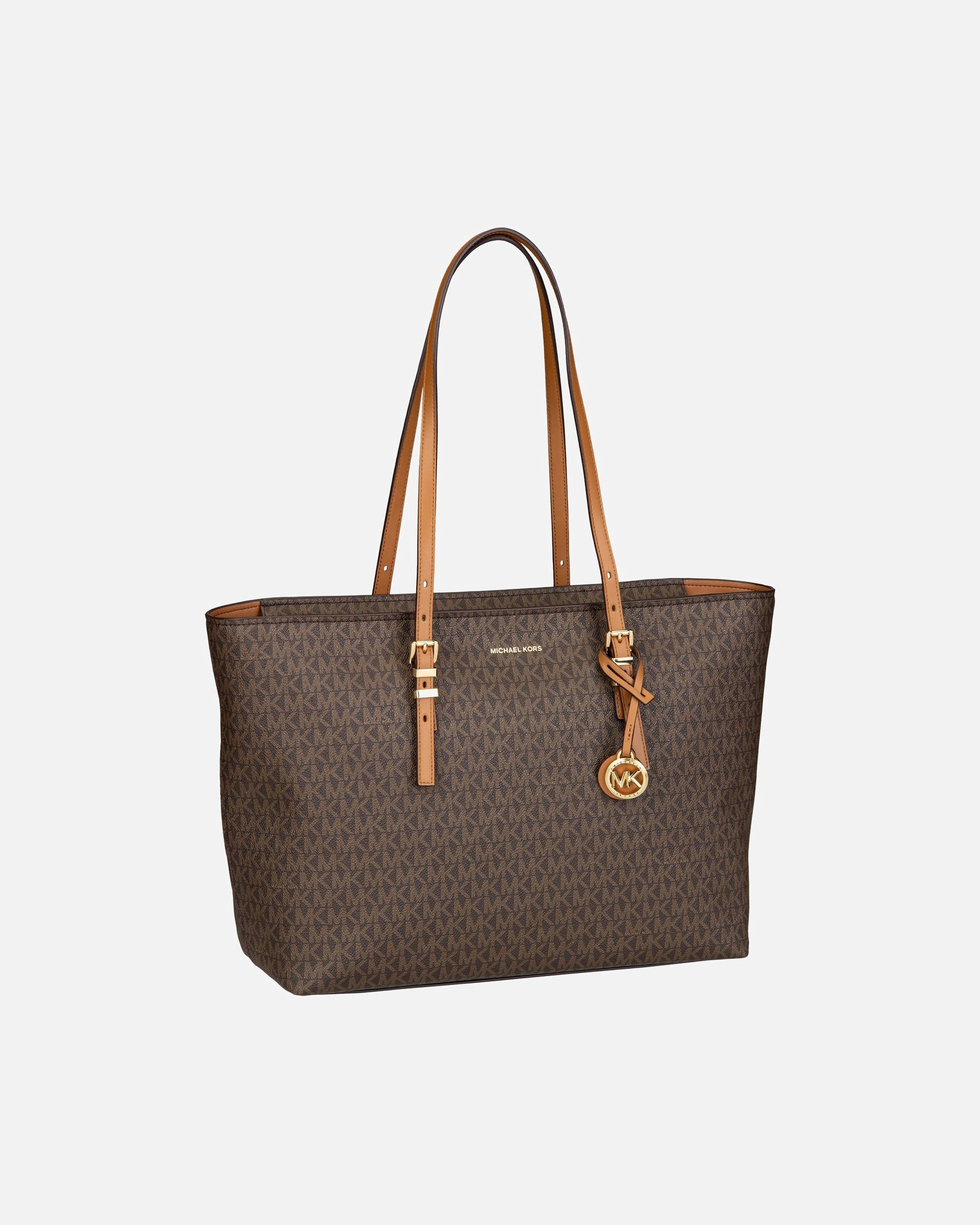 Shopper für Weiblich Michael Kors Default Brand Line Shopper Quinn LG EW TZ Tote MK SIG Brown/Acorn