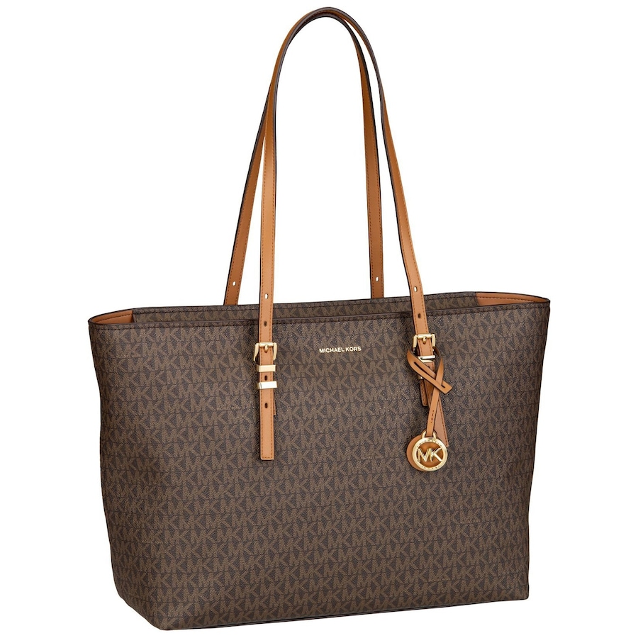 Michael Kors Shopper Quinn LG EW TZ Tote MK SIG Brown/Acorn Braun Damen