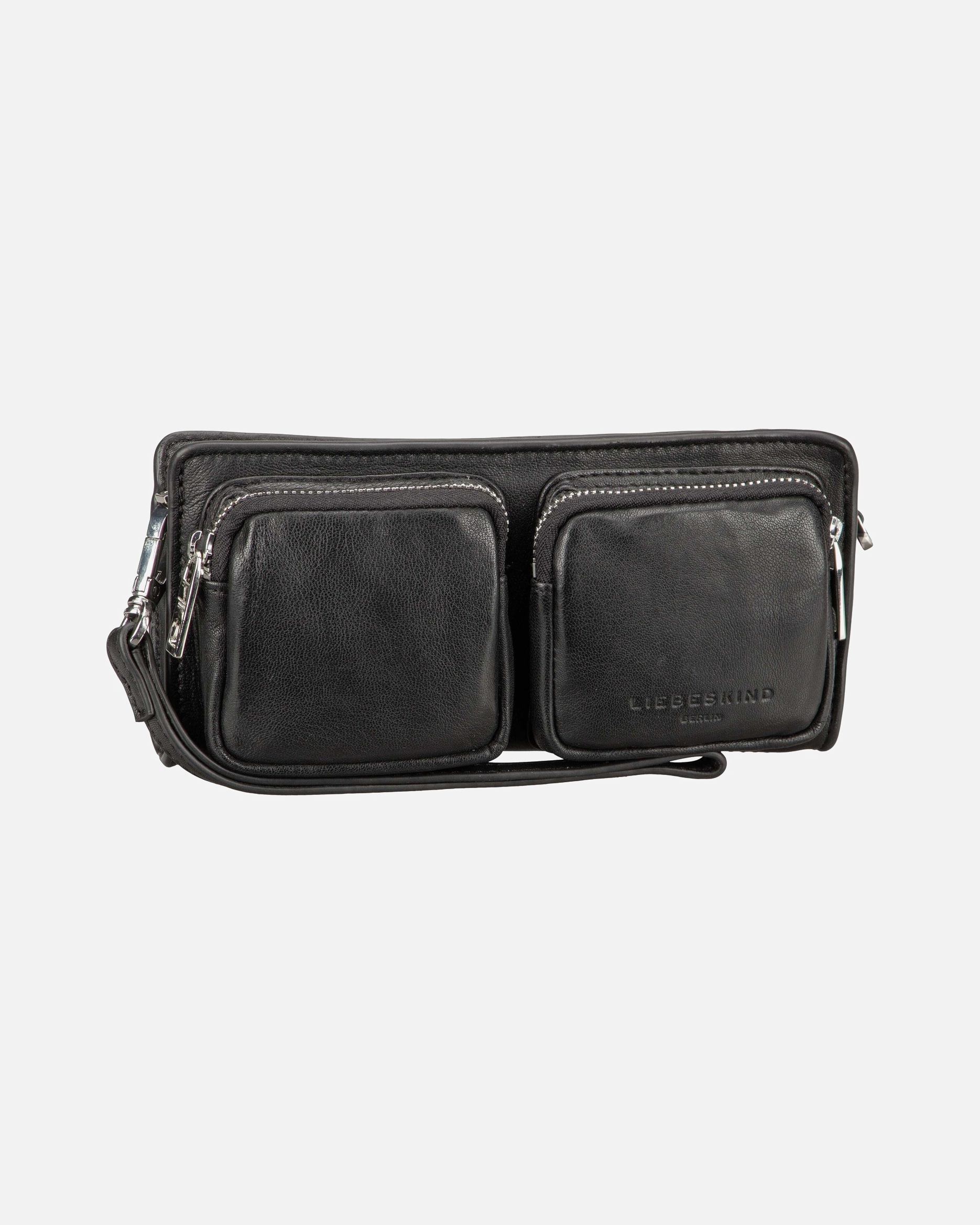 Clutch für Unisex Liebeskind Clutch Maia Pouch M Sheep Natural Black