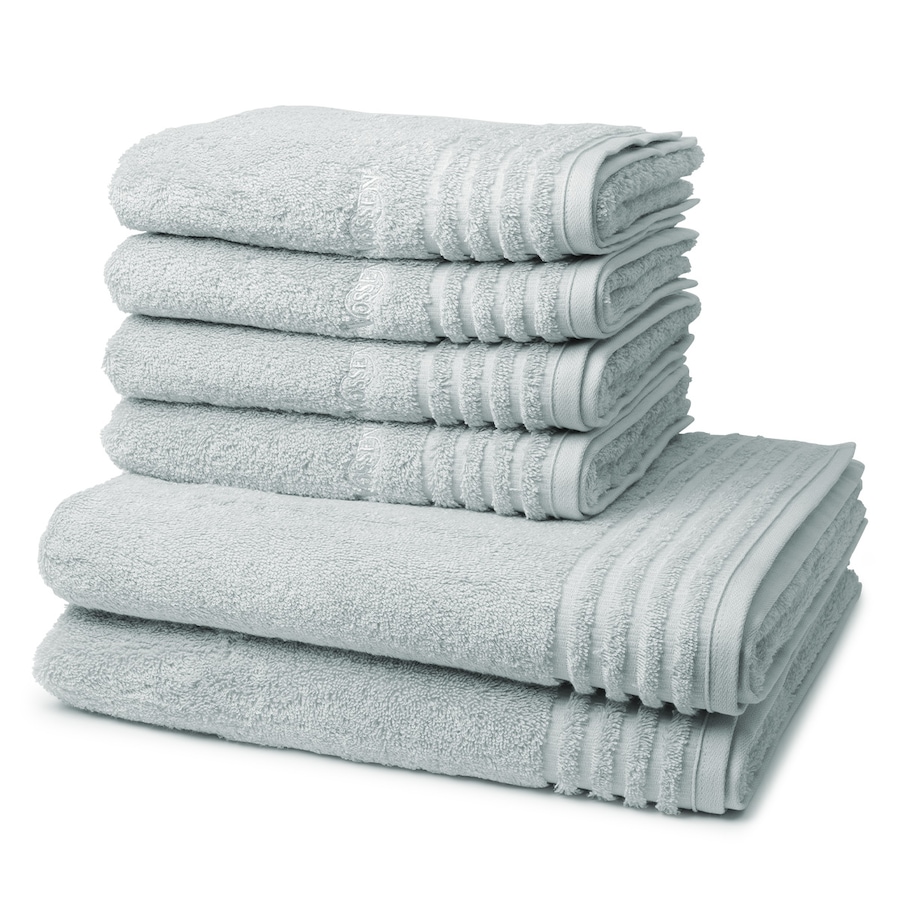 Vossen Vienna Supersoft 6-teilig Handtuch-Set Silber