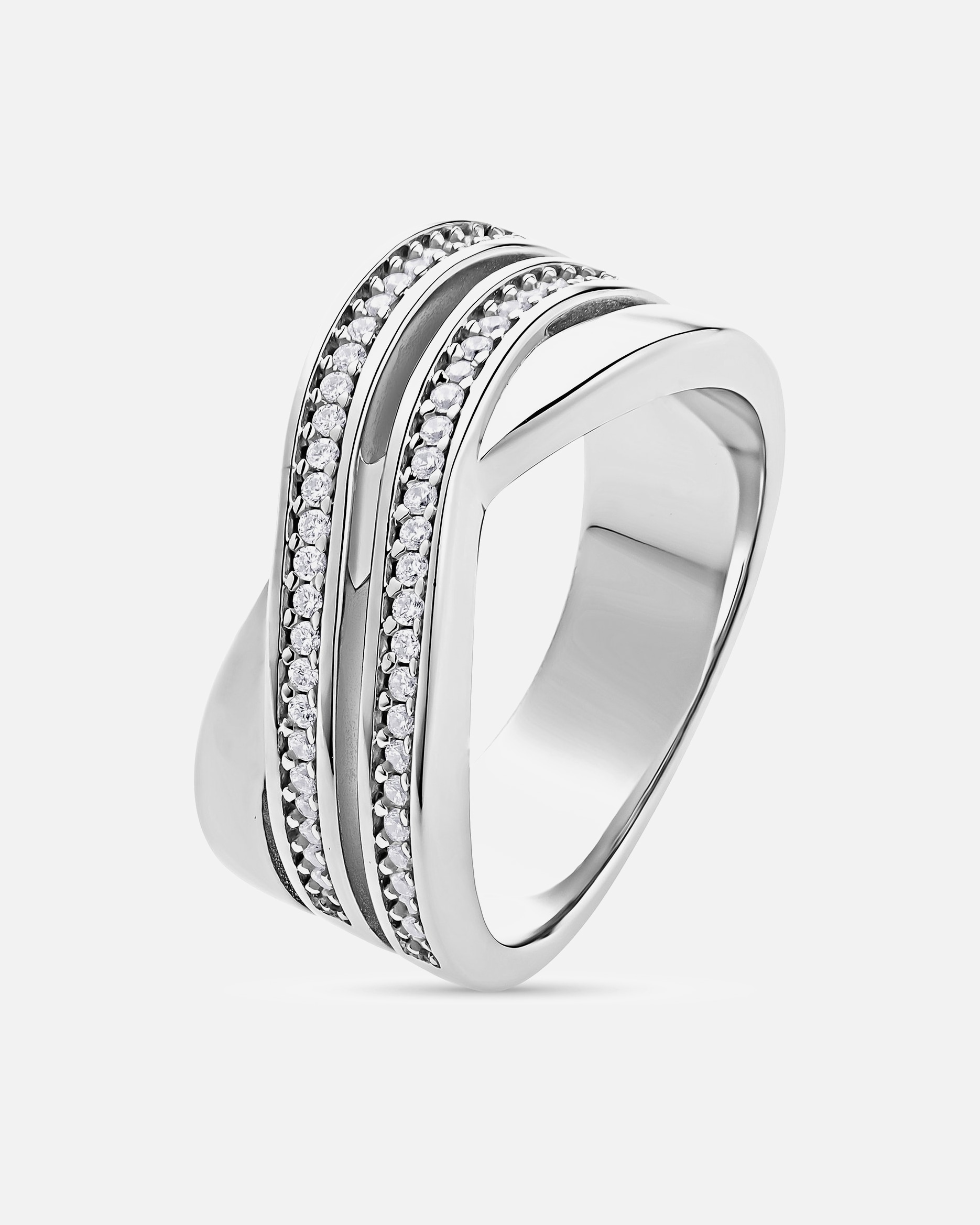 Ring für Weiblich Jette Damenring 925er Silber 61