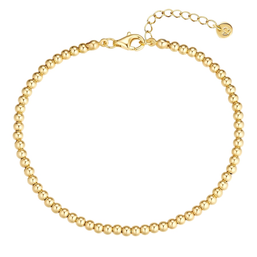 Glanzstücke München Armband aus Sterling Silber in gelbgold 17,0 cm Basislänge + 3,0 Verlängerung Damen