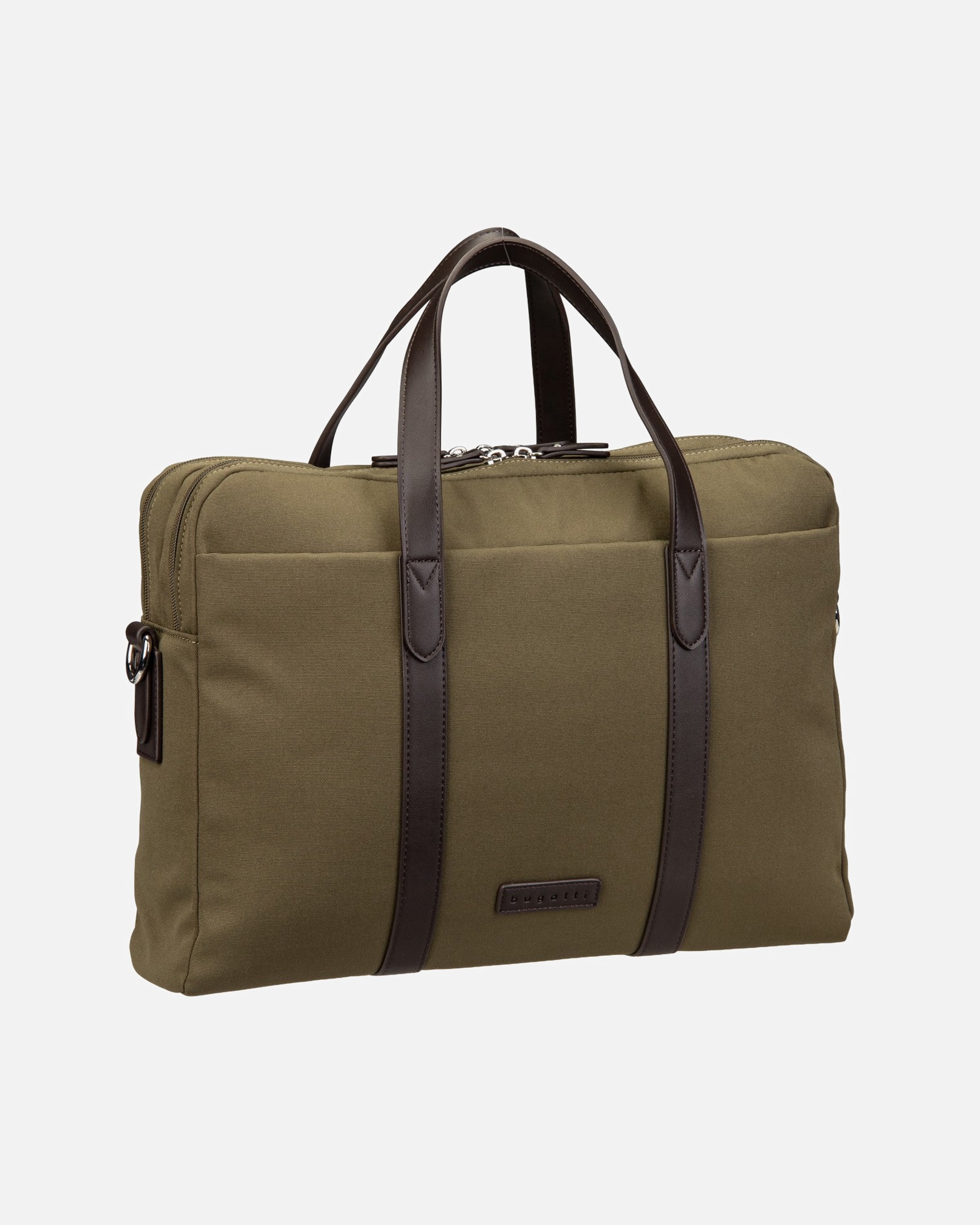 Laptoptasche für Männlich Bugatti Aktentasche Maro Business Bag L Olive