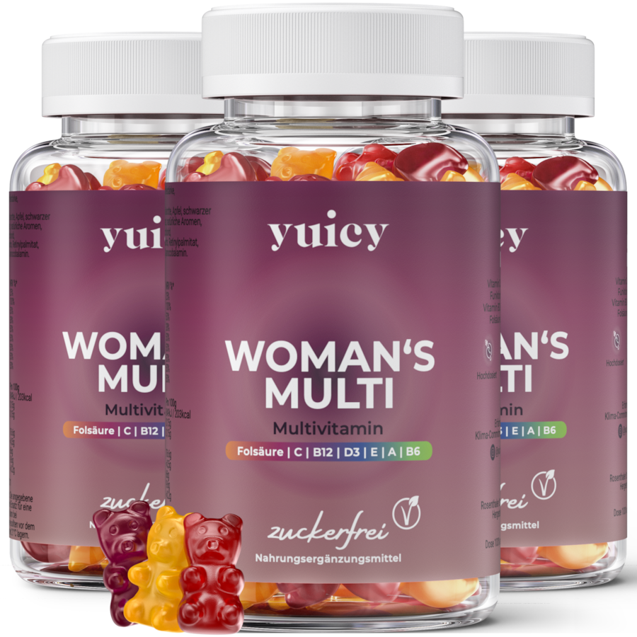 yuicy Woman's Multi Gummies - Vitamine für Frauen 360 g