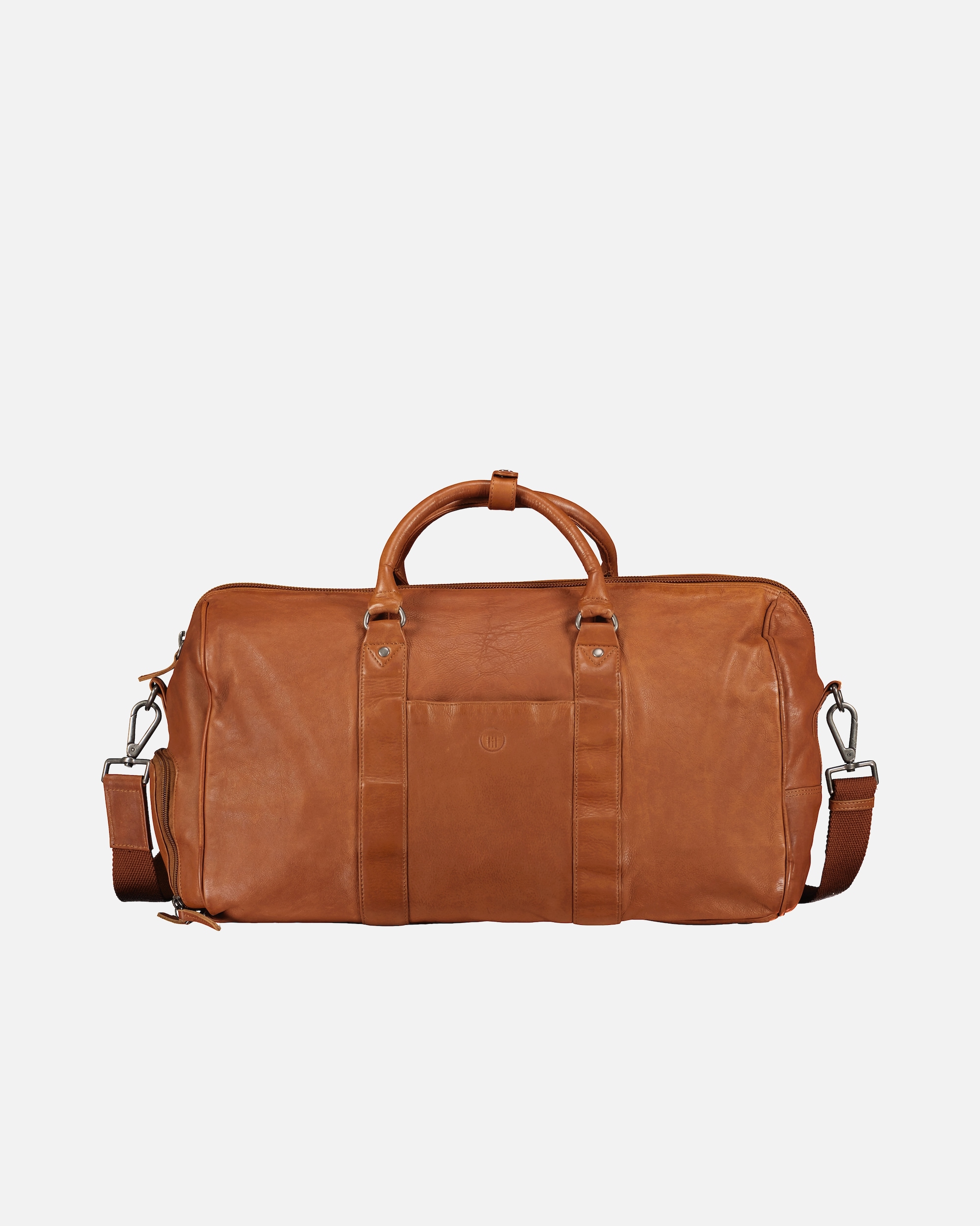 Reisetasche für Unisex Hausfelder Manufaktur Reisetasche Vintage 3.0 Cognac