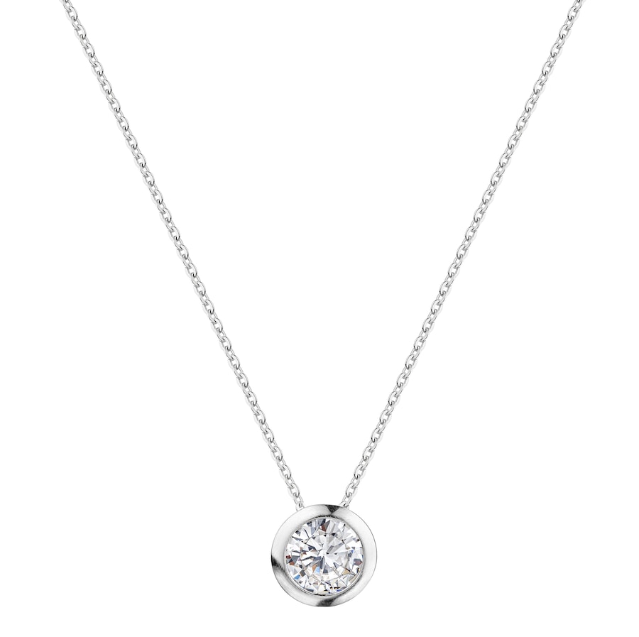 Celesta Anhänger mit Kette 925 Silber rhodiniert 925/- Sterling 50cm Damen