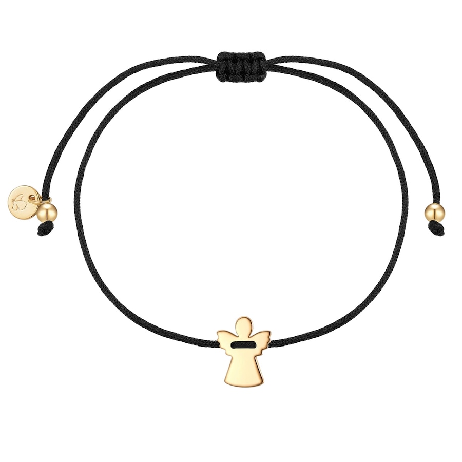 Glanzstücke München Armband Engel aus Sterling Silber in gelbgold 15,0 - 22,0 cm, flexibel einstellbar Damen