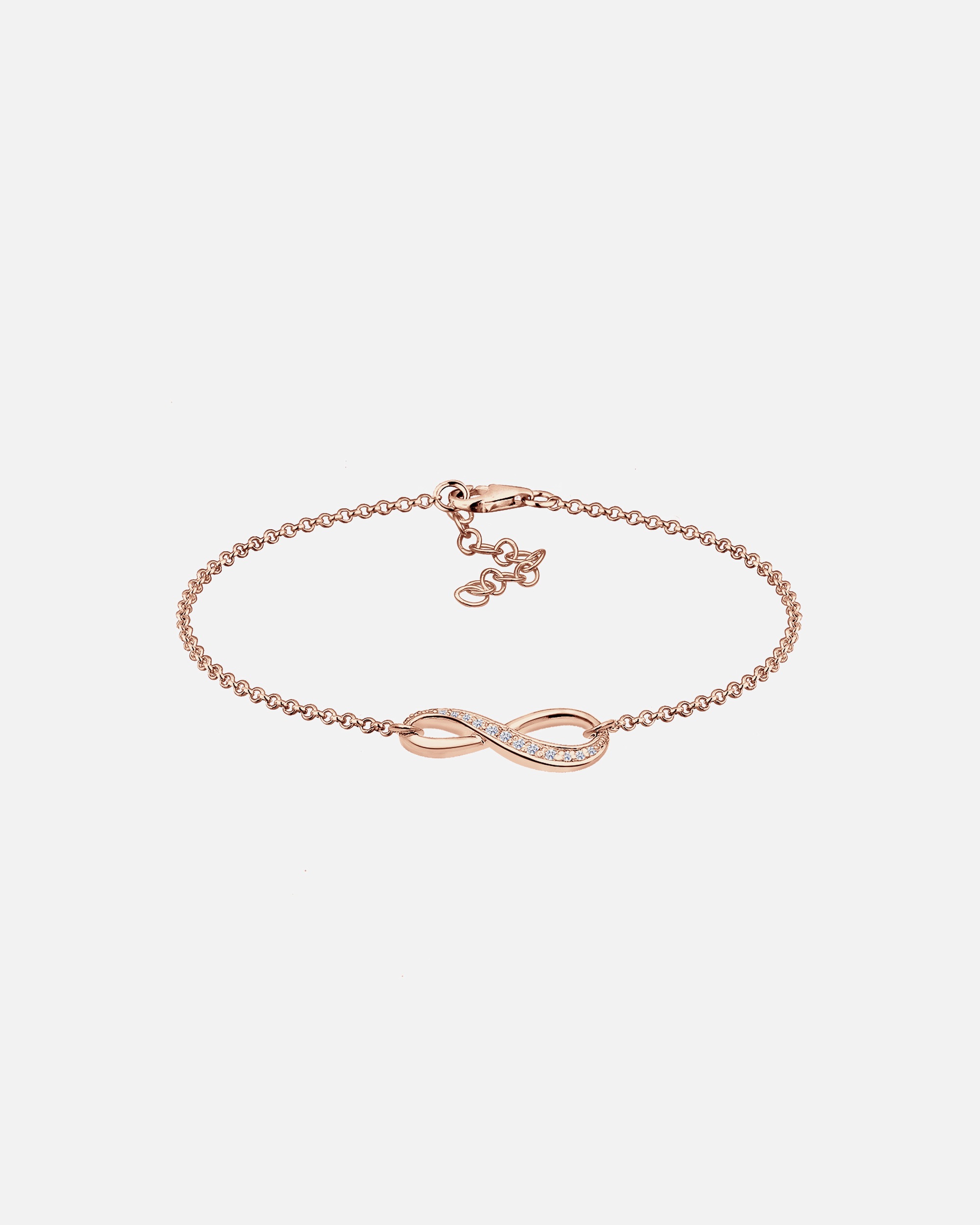 Armband für Weiblich Elli Infinity Symbol Endlos Zirkonia 925 Silber 18