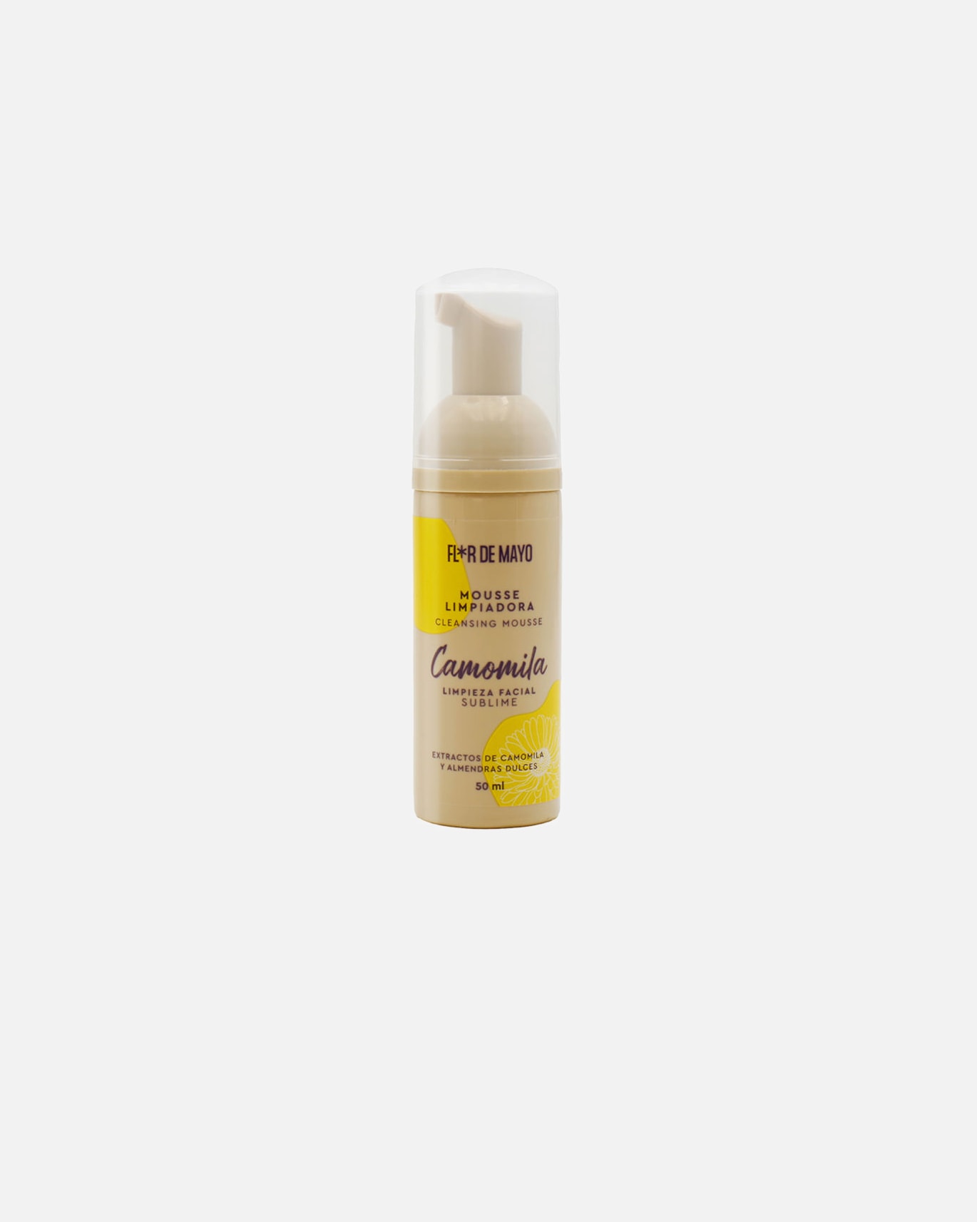 Gesichtsreinigungsschaum für Unisex Flor de Mayo SUBLIME CHAMOMILE Reinigungsmousse 50 ml