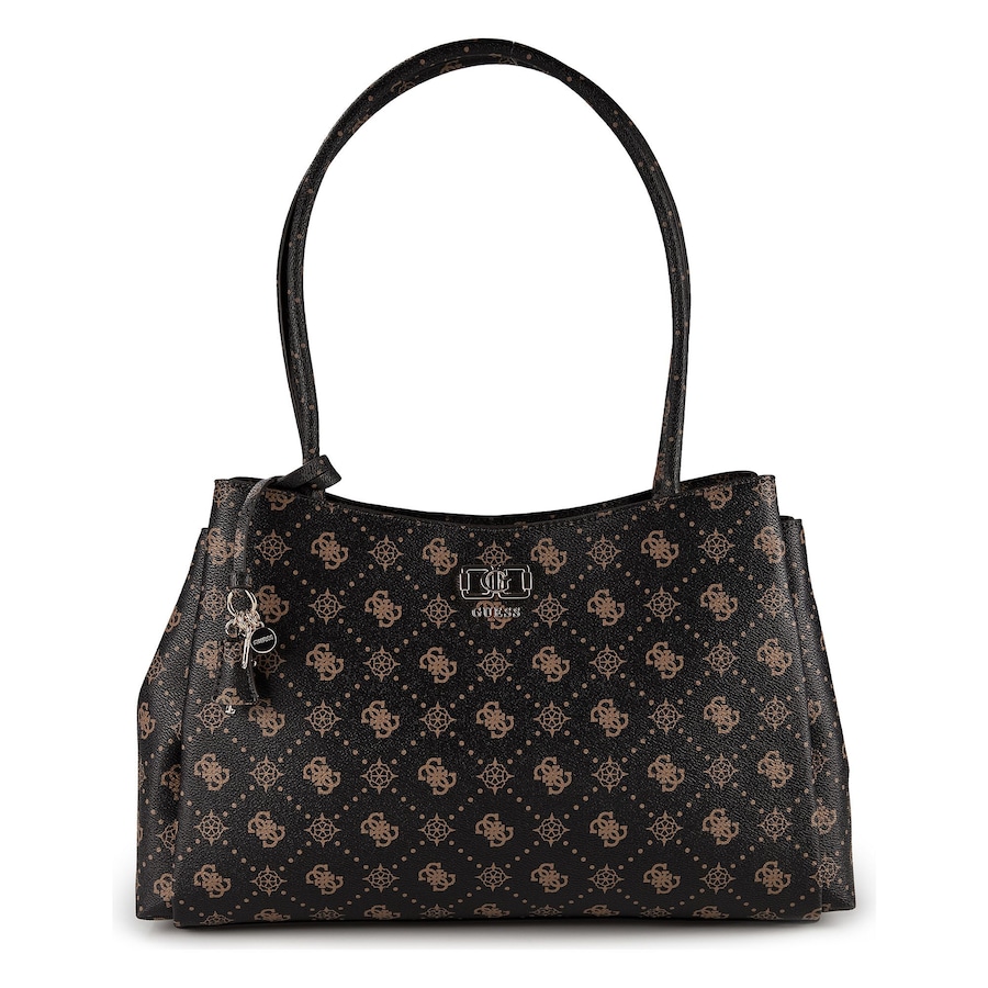 Guess Emelie Schultertasche espresso logo Braun Damen