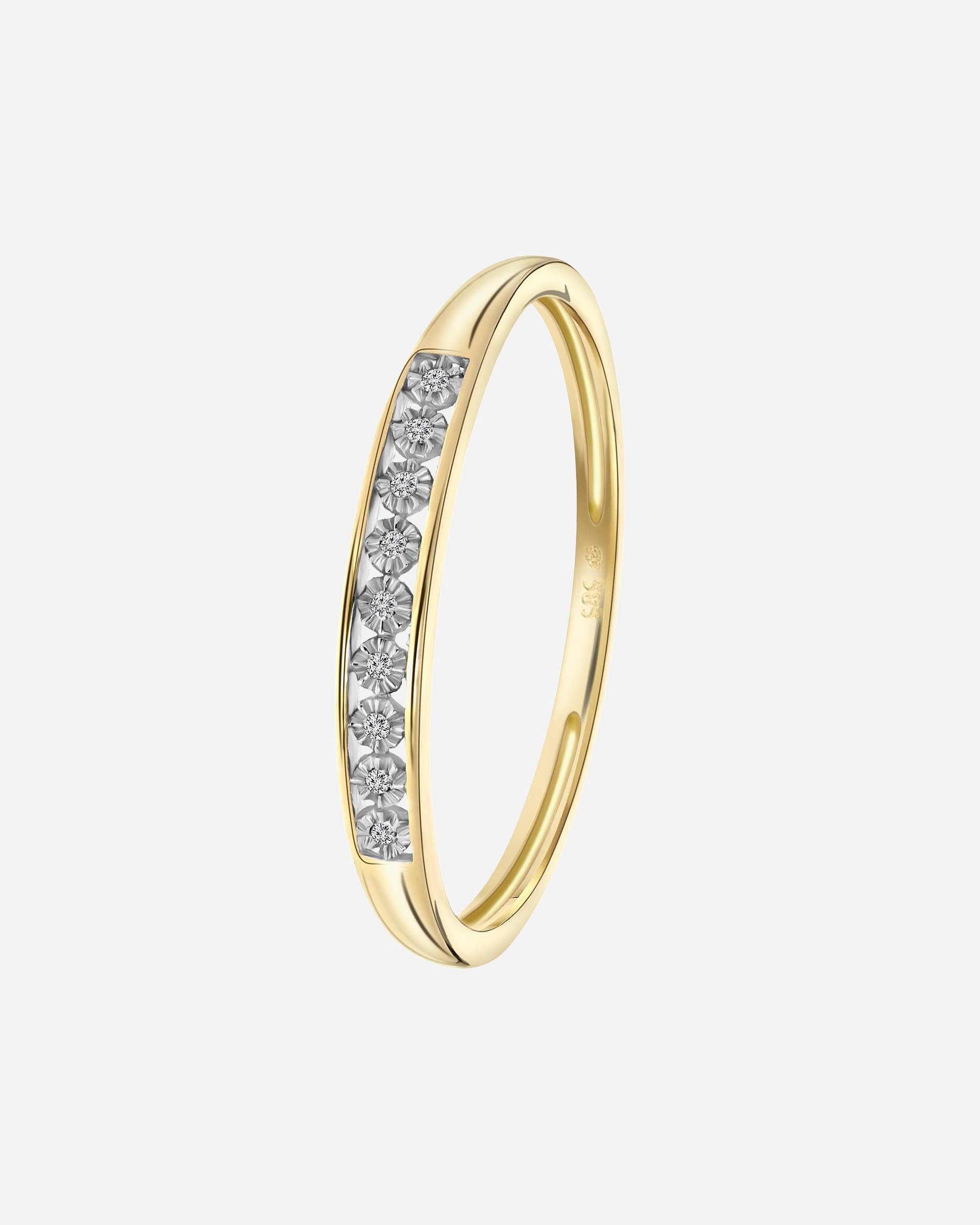 Ring für Männlich Lucardi Ringe 585 Gold Gold - 49mm