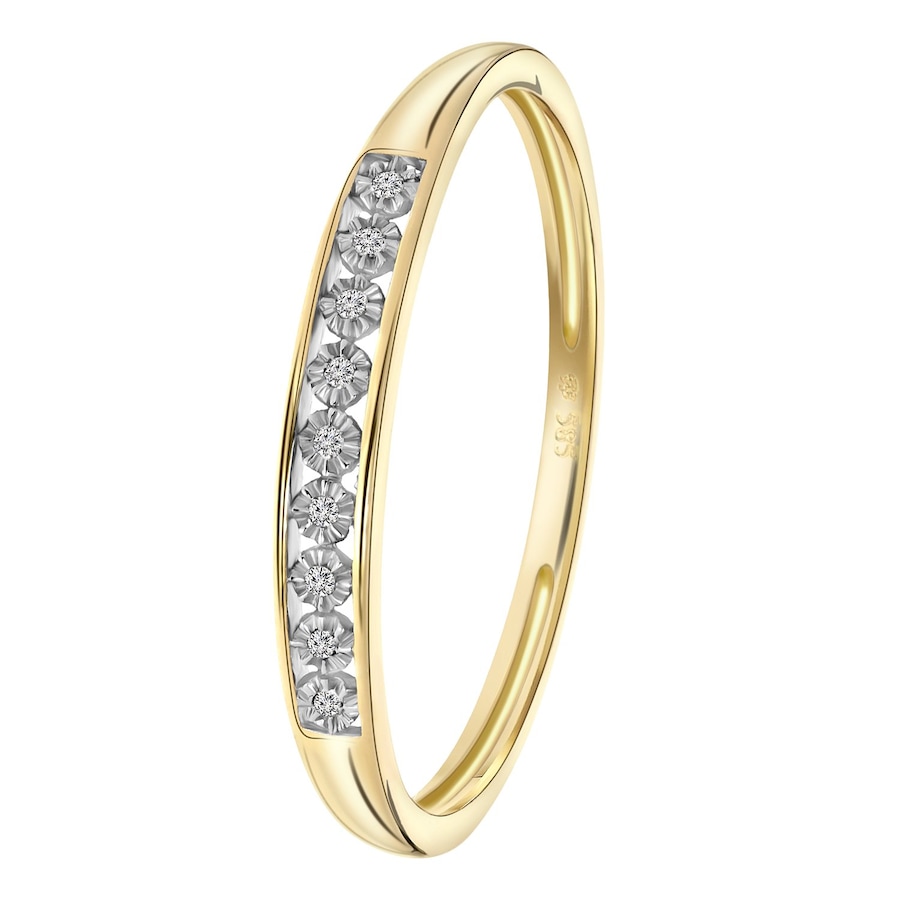 Lucardi Ringe 585 Gold - 53mm Herren