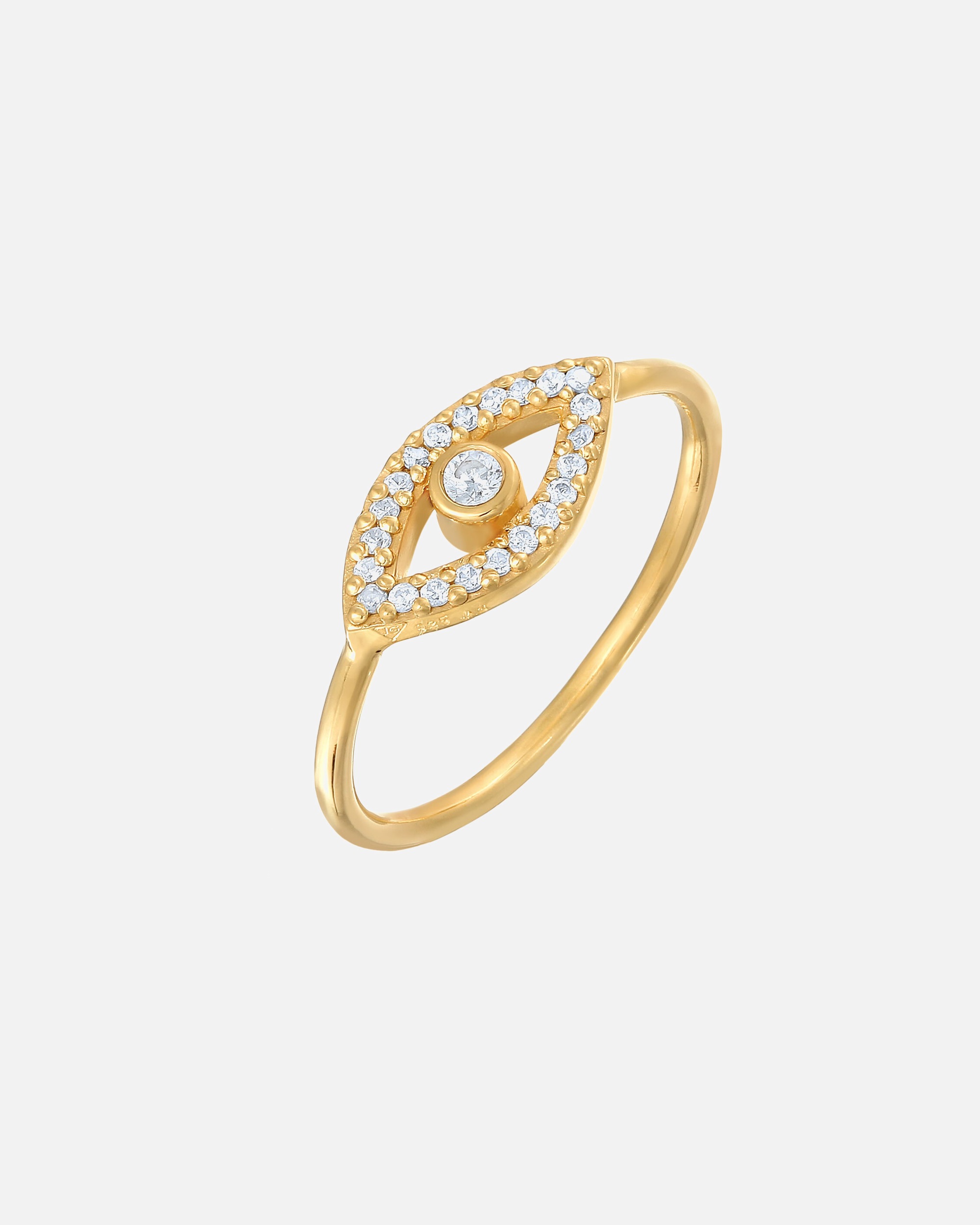 Ring für Weiblich Elli Evil Eye Zirkonia Kristalle 925 Silber 58
