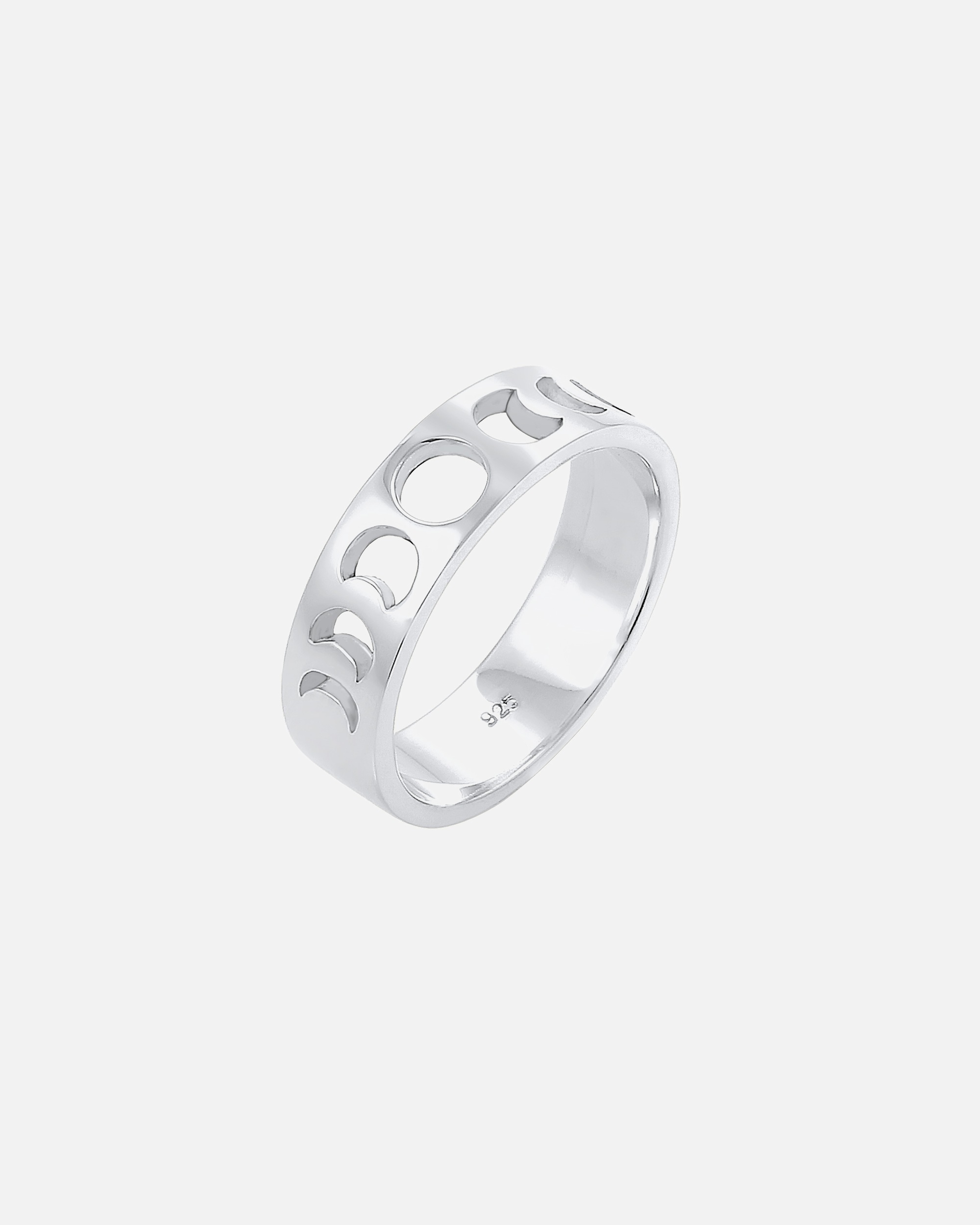 Ring für Weiblich Elli Elli Ring Mond Halbmond Astro 925 Silber vergoldet 58