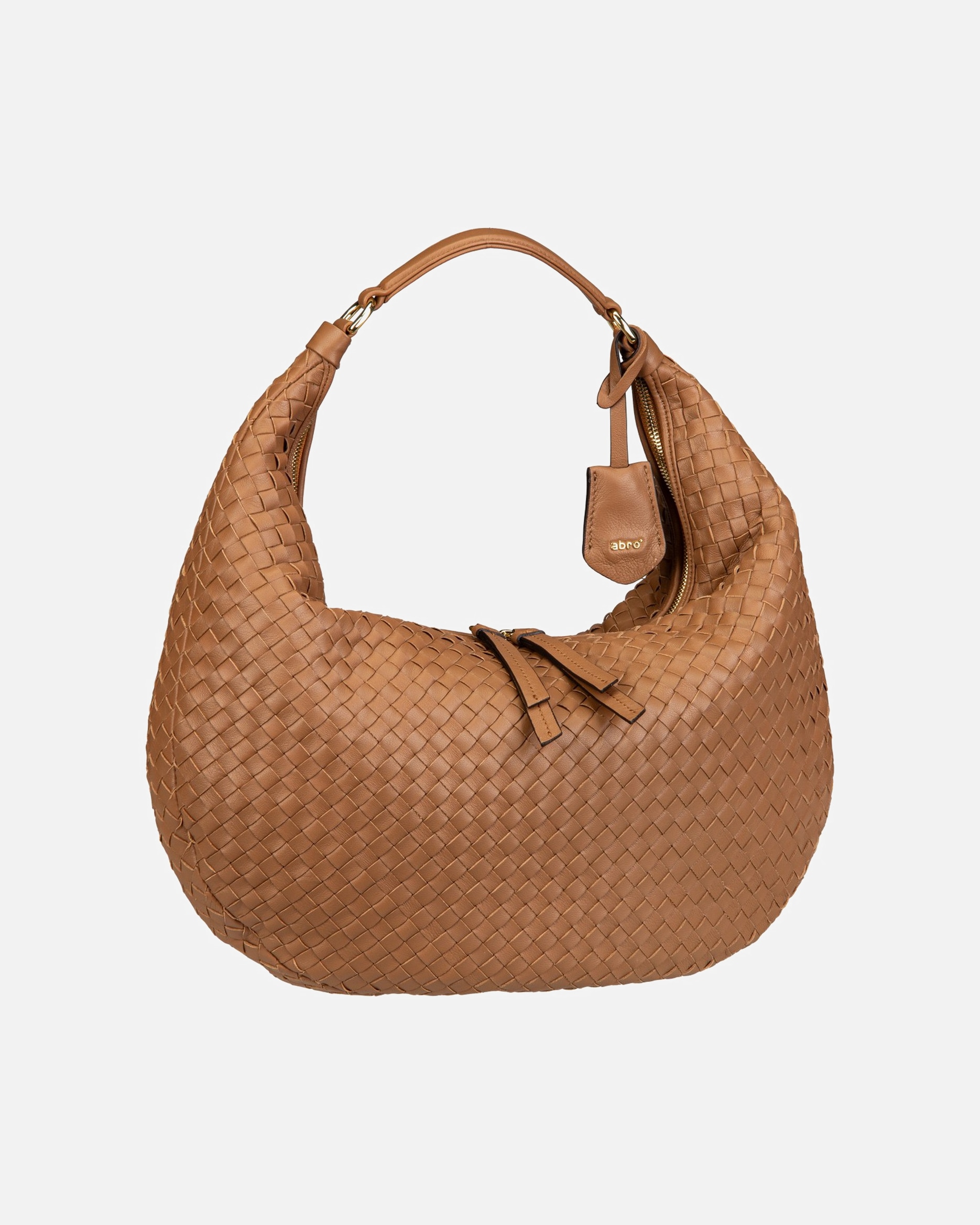 Handtasche für Weiblich abro Handtasche Nana Piuma Weaving Cuoio