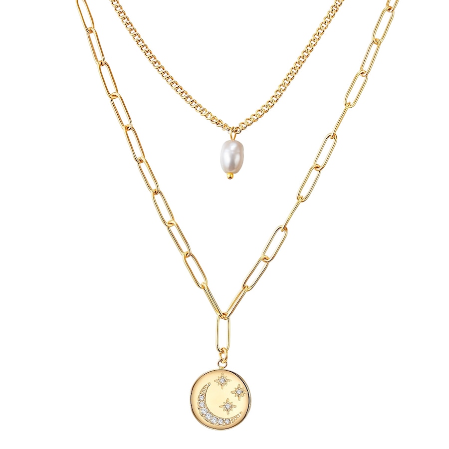 Valero Pearls Kette Edelstahl 38,0/43,0 cm Basiskette + 5,0 Verläng Damen