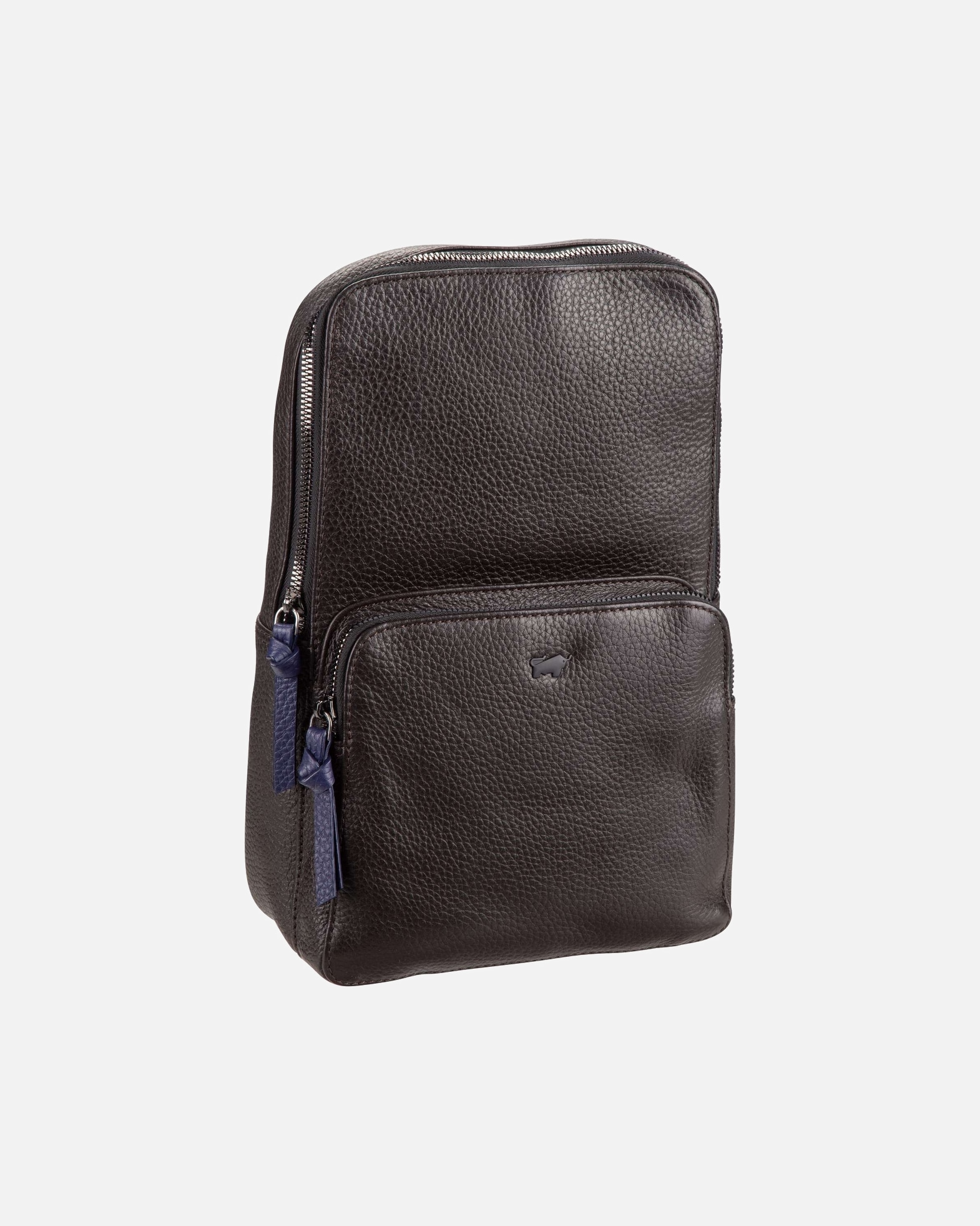 Rucksack für Männlich Braun Büffel Rucksack Novara 26360 Sling Bag Choco