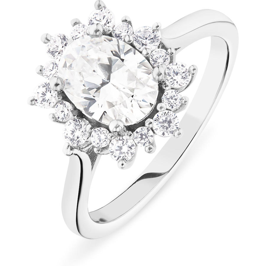 FAVS Damenring 925er Silber 54 Damen