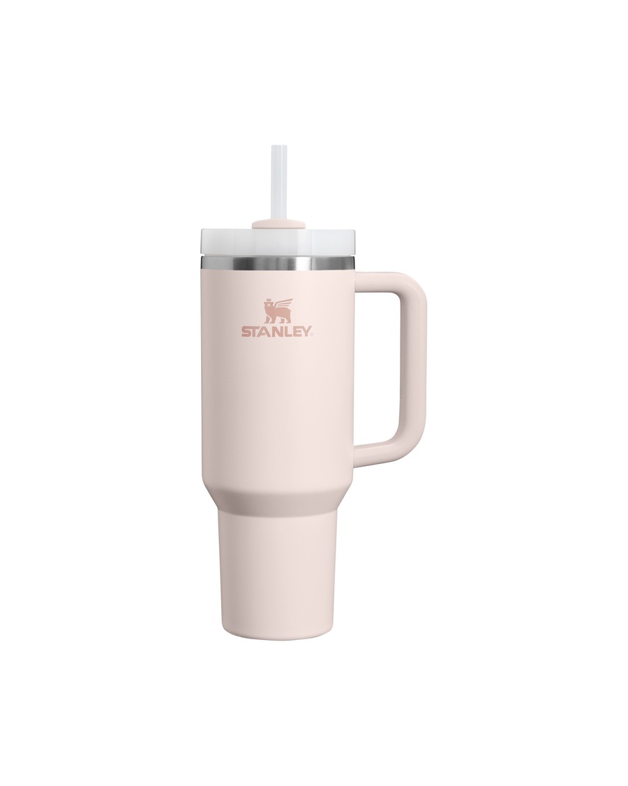Stanley 1913 Thermobecher - 1,18L QUENCHER PROTOUR FLIP STRAW TUMBLER Rose Quartz 2.0 Weiss