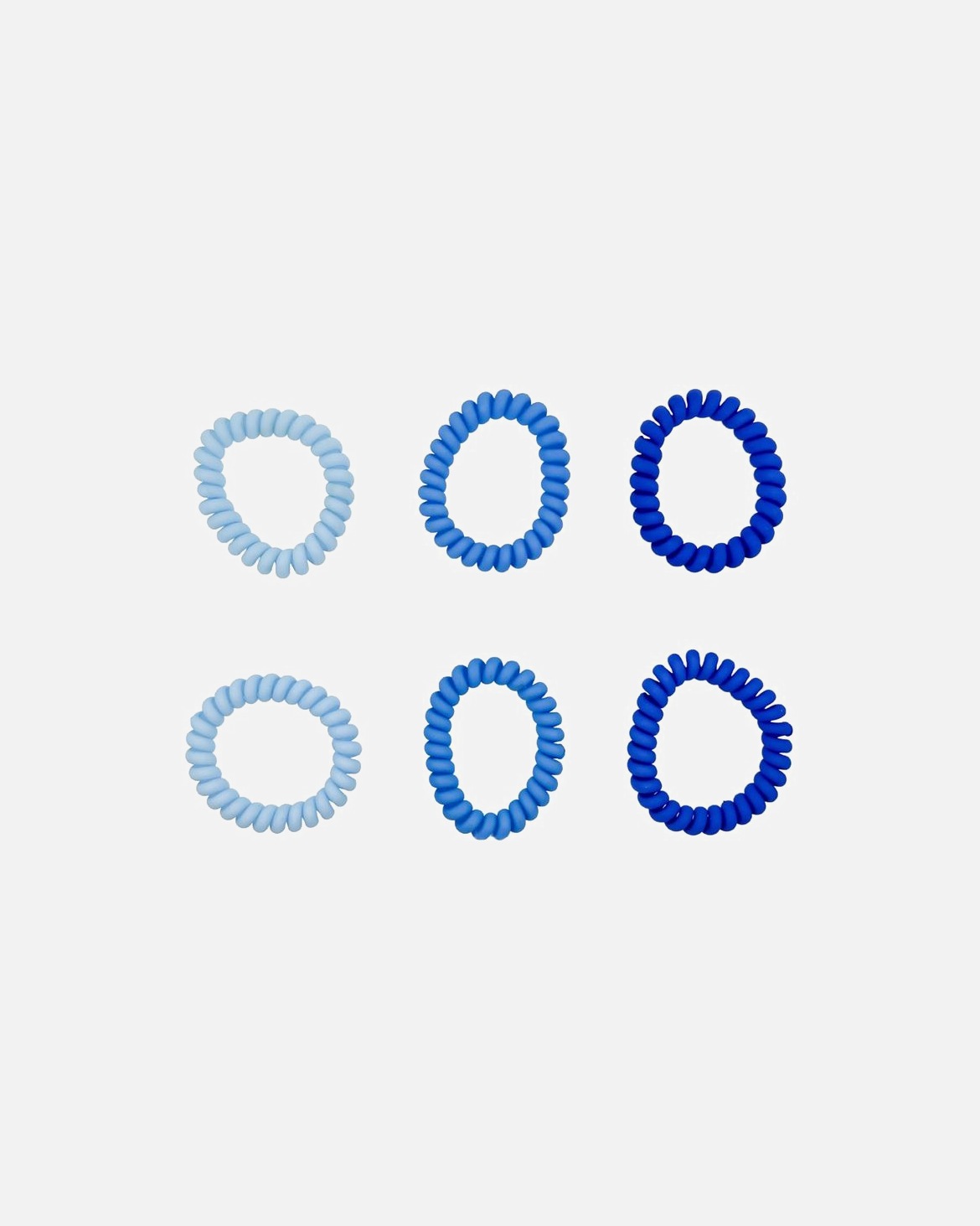 Haargummi für Weiblich SOHO Thia Spiral Haargummis Blau