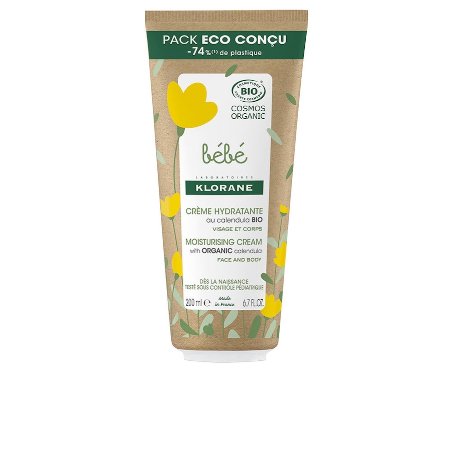 Klorane BÉBÉ BIO Feuchtigkeitscreme Verpackung Öko 200 ml
