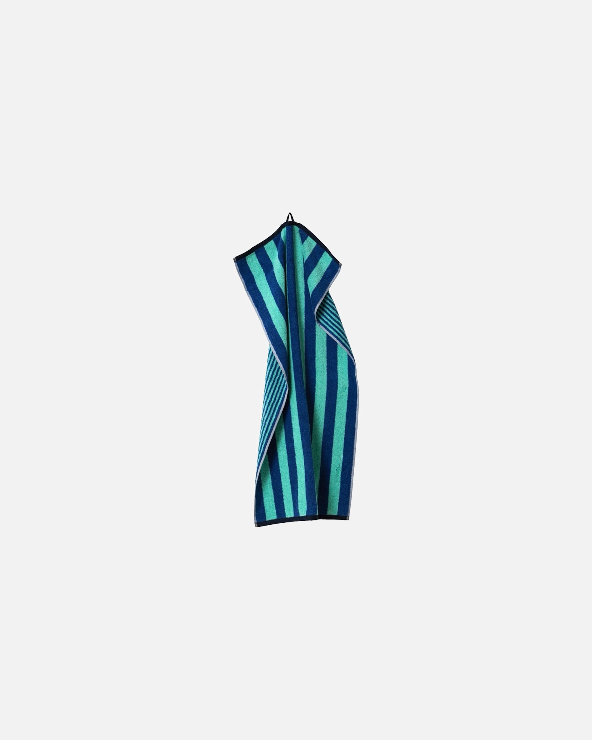 Handtuch für Unisex Herzbach Home Default Brand Line Handtuch Good Vibes aus Baumwolle Blue/Turqoise