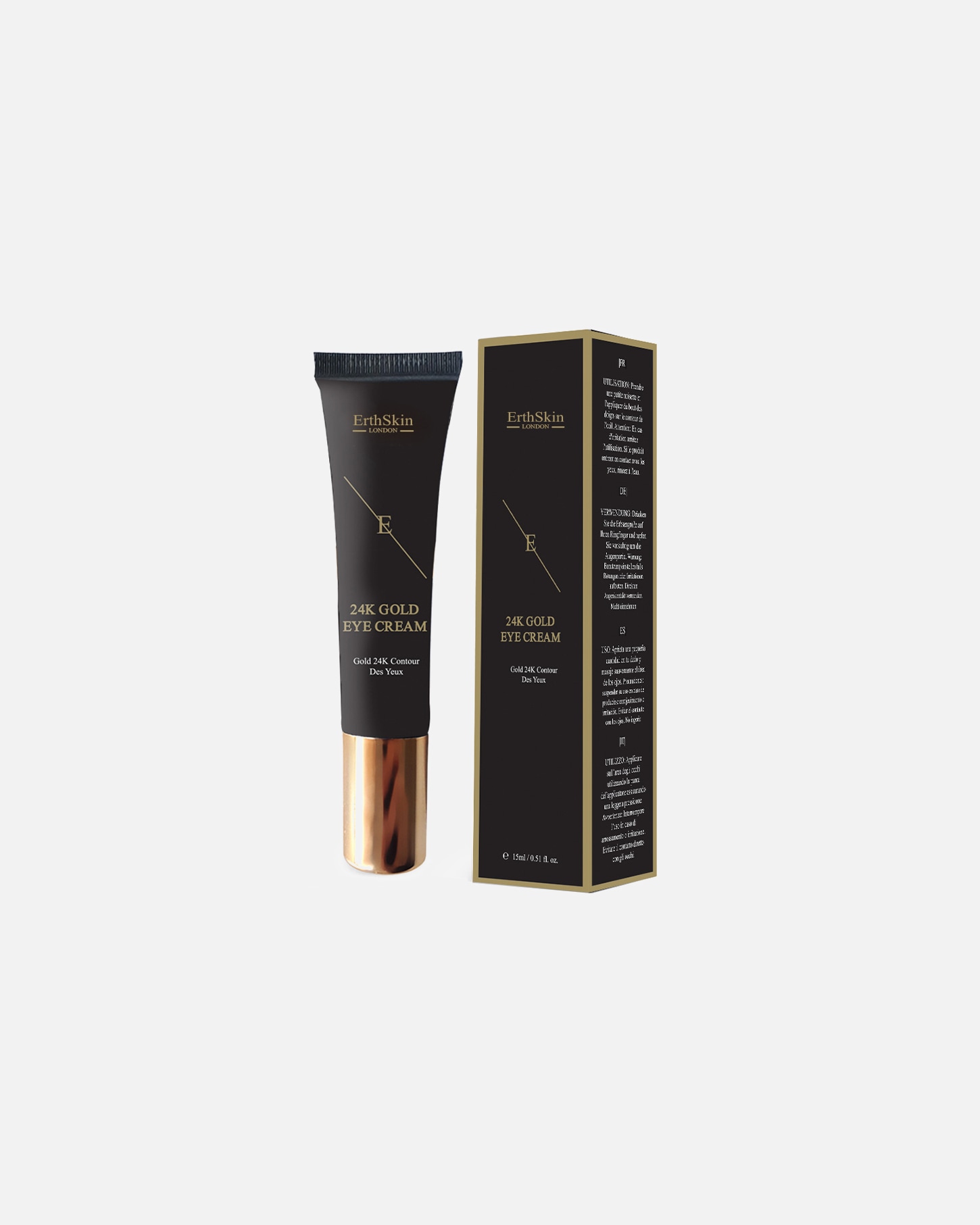 Augencreme für Weiblich ErthSkin London Augencreme 24 Karat Gold 15ml