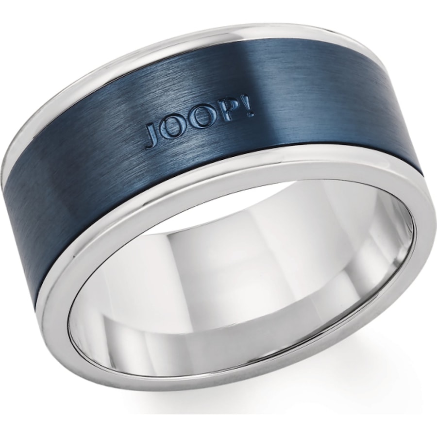 JOOP! Herrenring Edelstahl 62 Weiss Herren