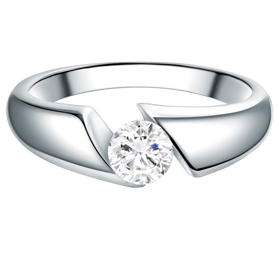 Trilani Ring Sterling Silber Zirkonia in 60 Damen