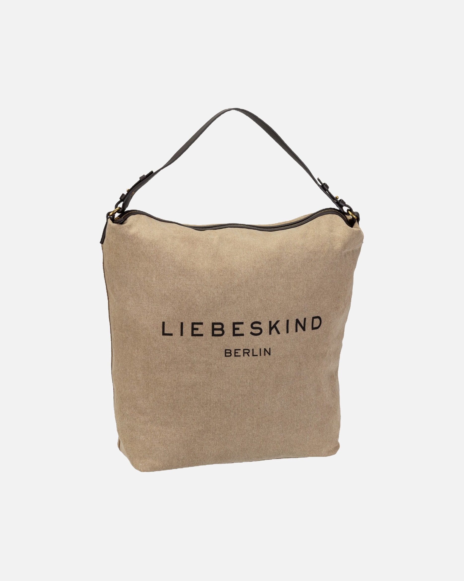 Handtasche für Weiblich Liebeskind Handtasche Clea Hobo L Denim Beige