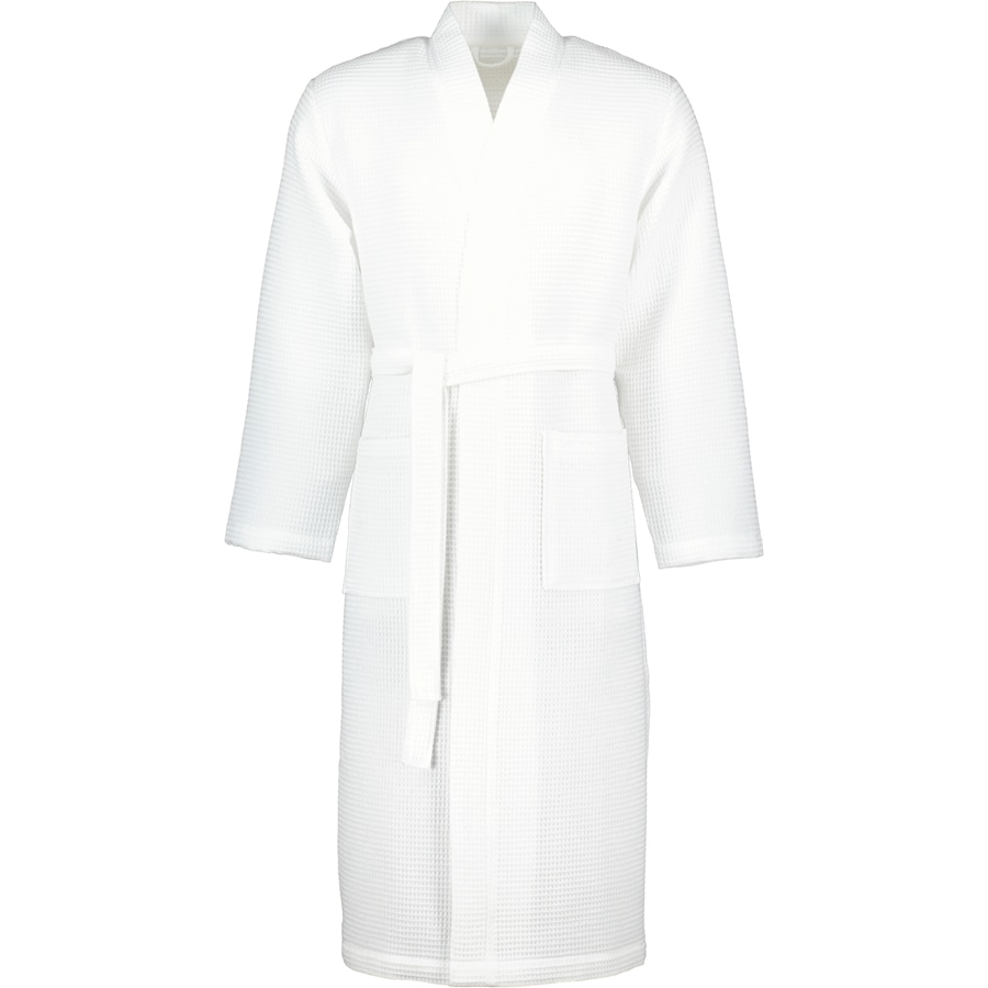 Vossen Bademäntel unisex Kimono Wellington-L weiß - 0300 XL Weiss