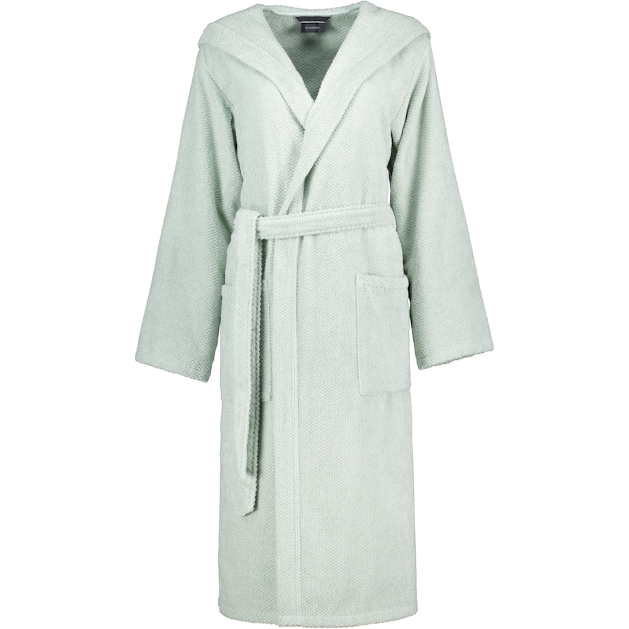 Cawö Bademäntel Damen Kapuze Pure 5223 eukalyptus - 450 XL