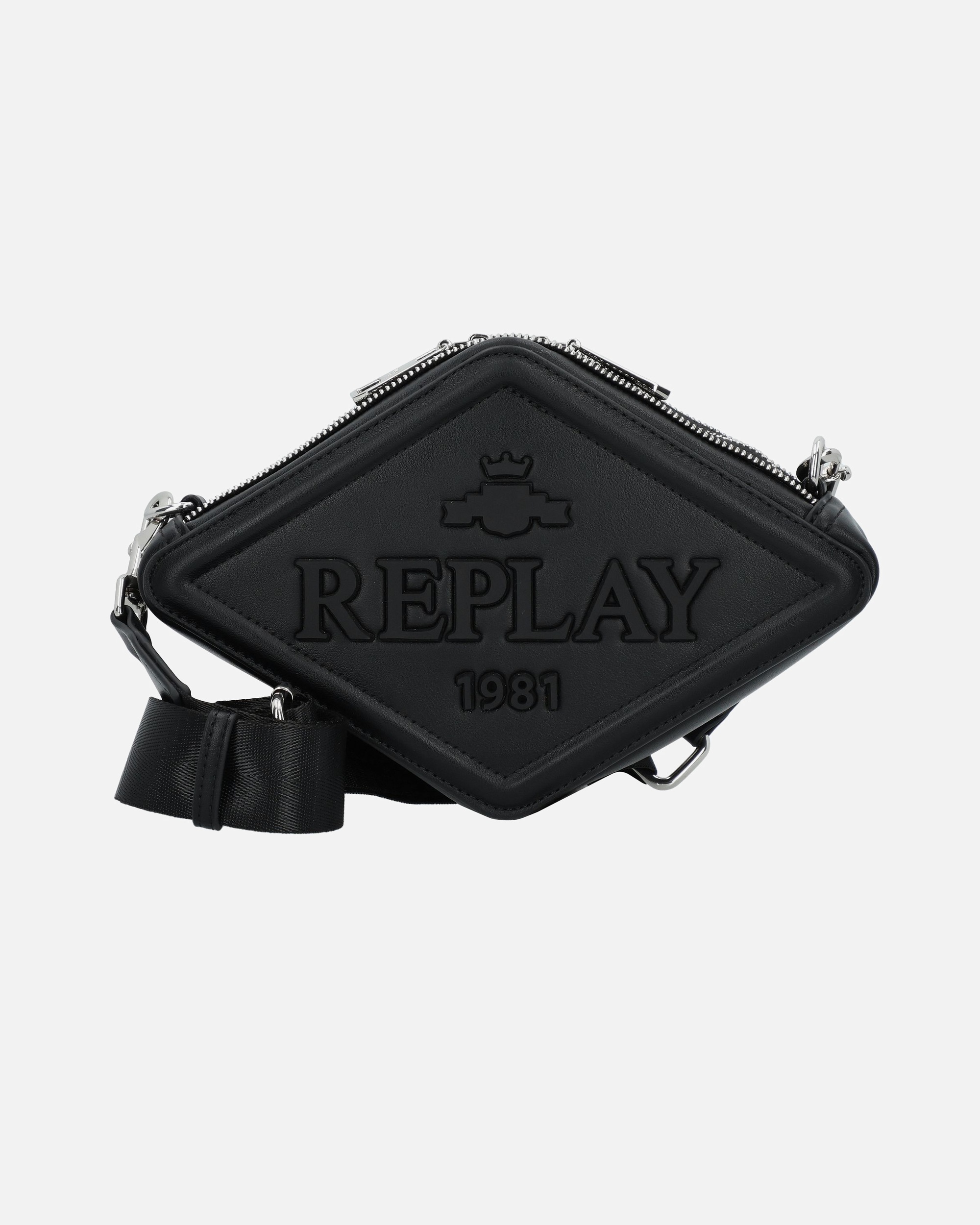 Clutch für Weiblich Replay Umhängetasche black