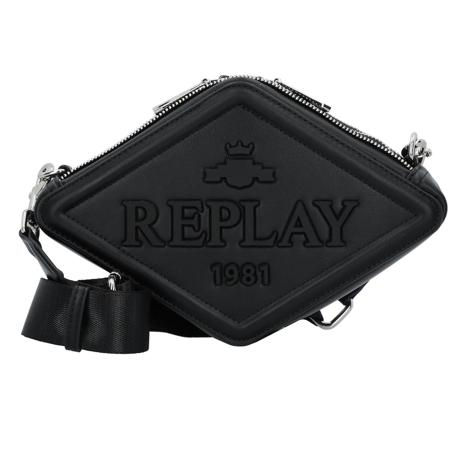 Replay Umhängetasche black Violett Damen
