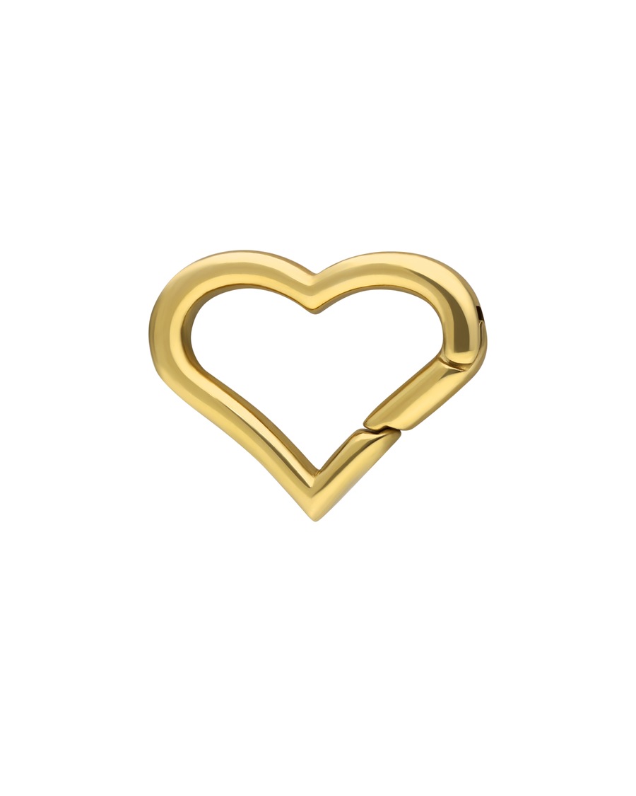 Lucardi Anhänger Stahl - Gelbgold legiert Gold Damen