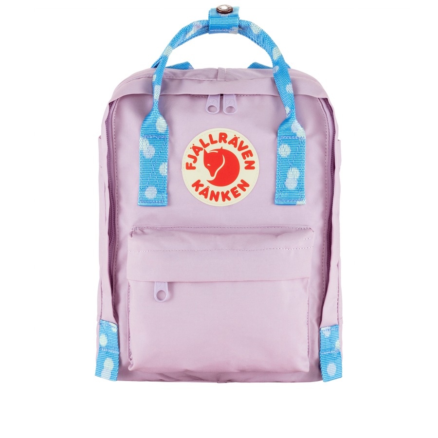 Fjällräven Rucksack Kånken Mini Pastel Lavender Confetti Pattern Grau Damen