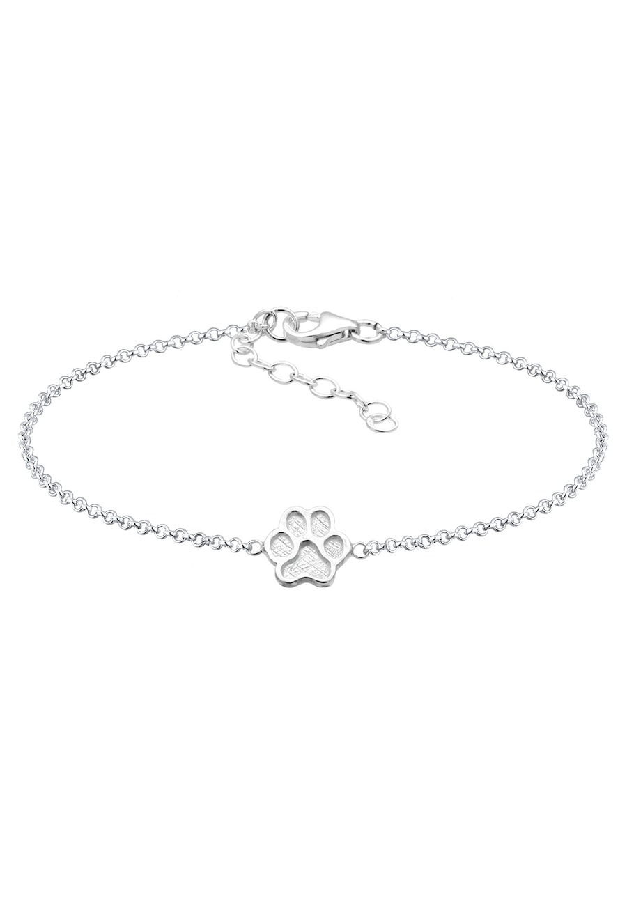 Elli Armband Pfote Symbol Hund Katze Tierfreund 925er Silber silberfarben Damen
