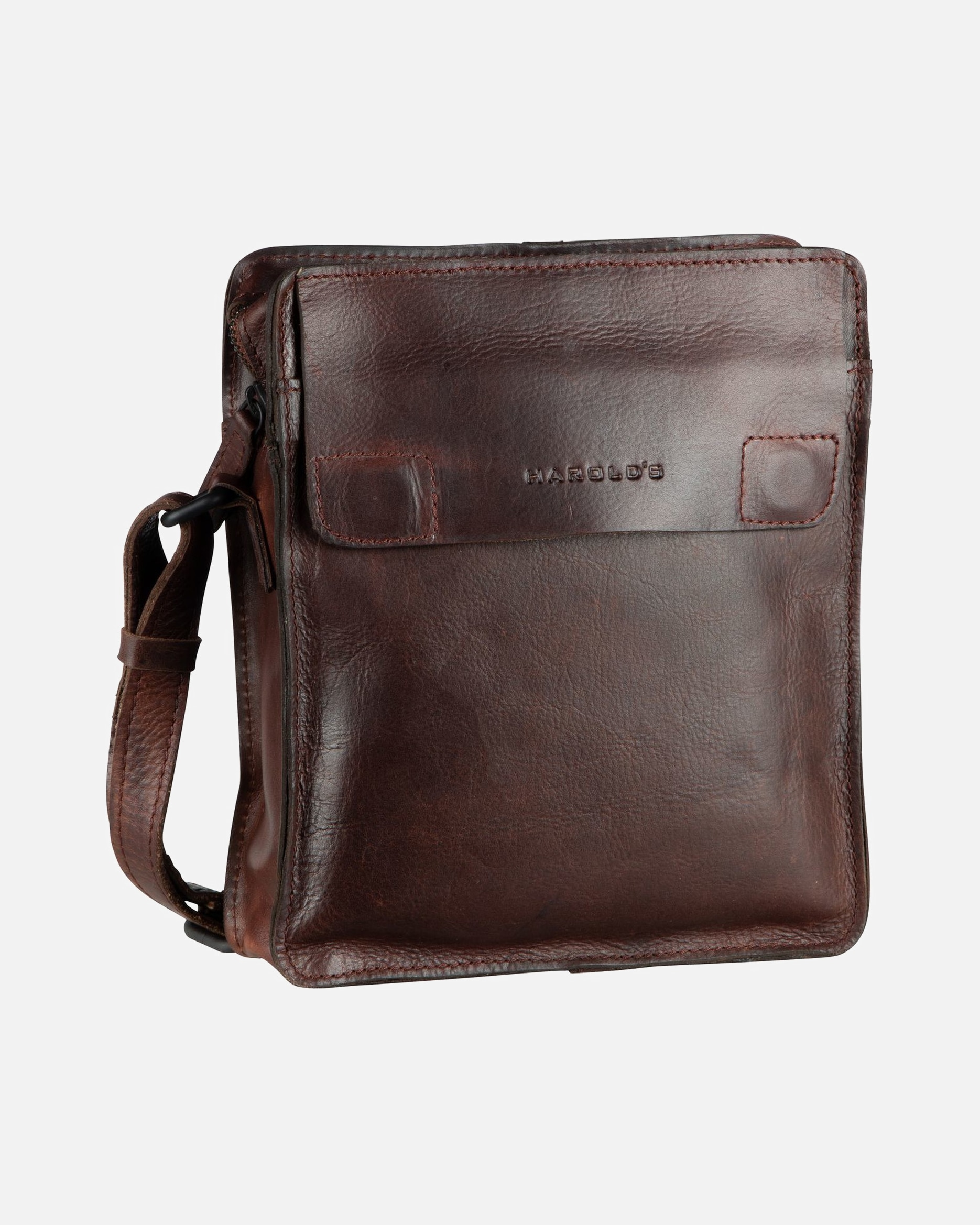 Umhängetasche für Männlich Harold's Beuteltasche Aberdeen M Braun