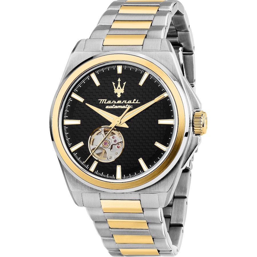Maserati Herrenuhr Edelstahl One Size Herren