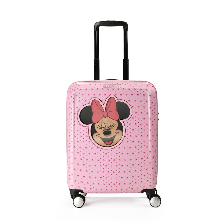 American Tourister Funlight Disney 4-Rollen Kabinentrolley 55 cm minnie lenticular pink Silber Herren