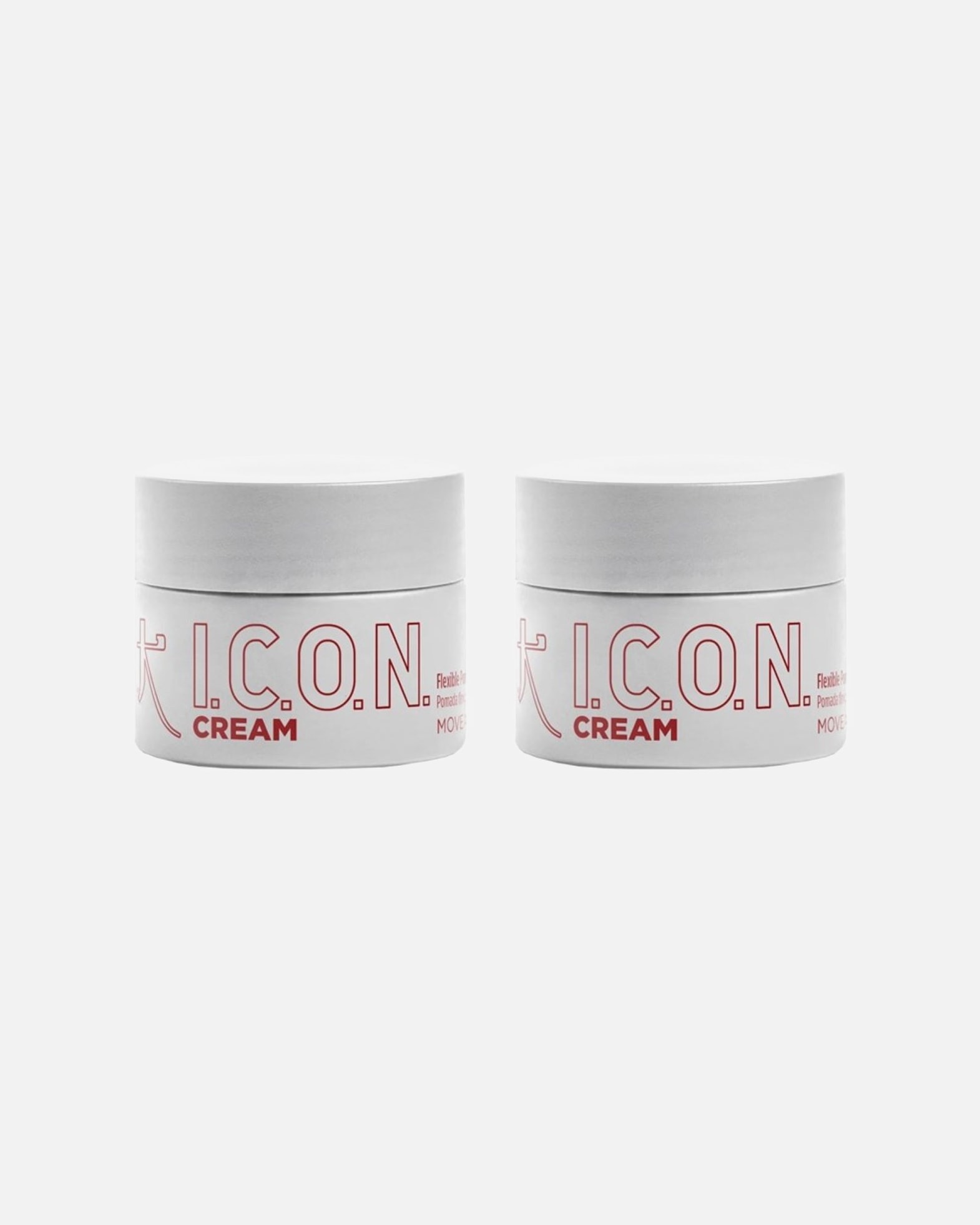 Haarcreme für Weiblich ICON CREAM Stylingcreme mit weichem Halt 2er Set 1 Stück