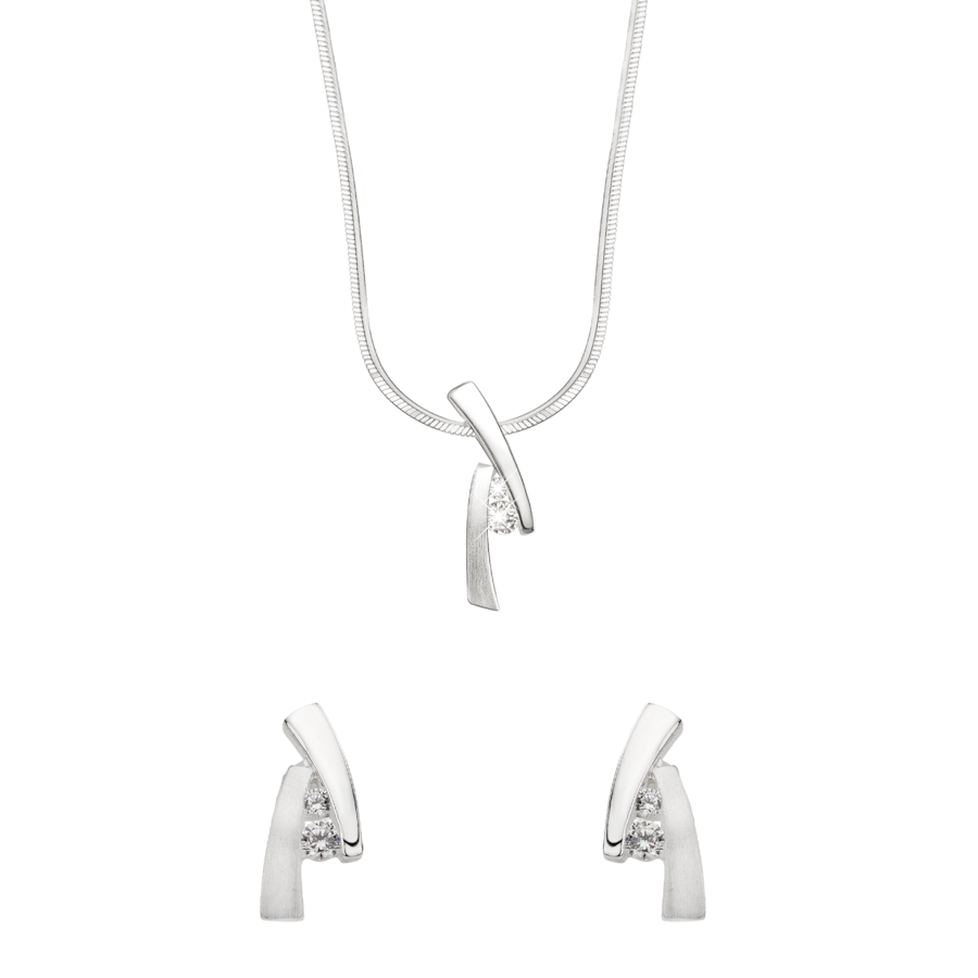 Lucardi Set 925 Silber Damen