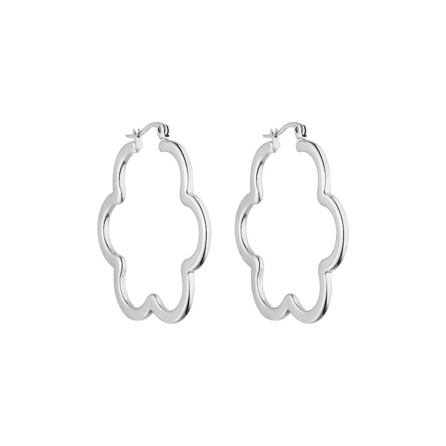 Purelei Bloom Ohrringe 100% Edelstahl Silber Grau Damen
