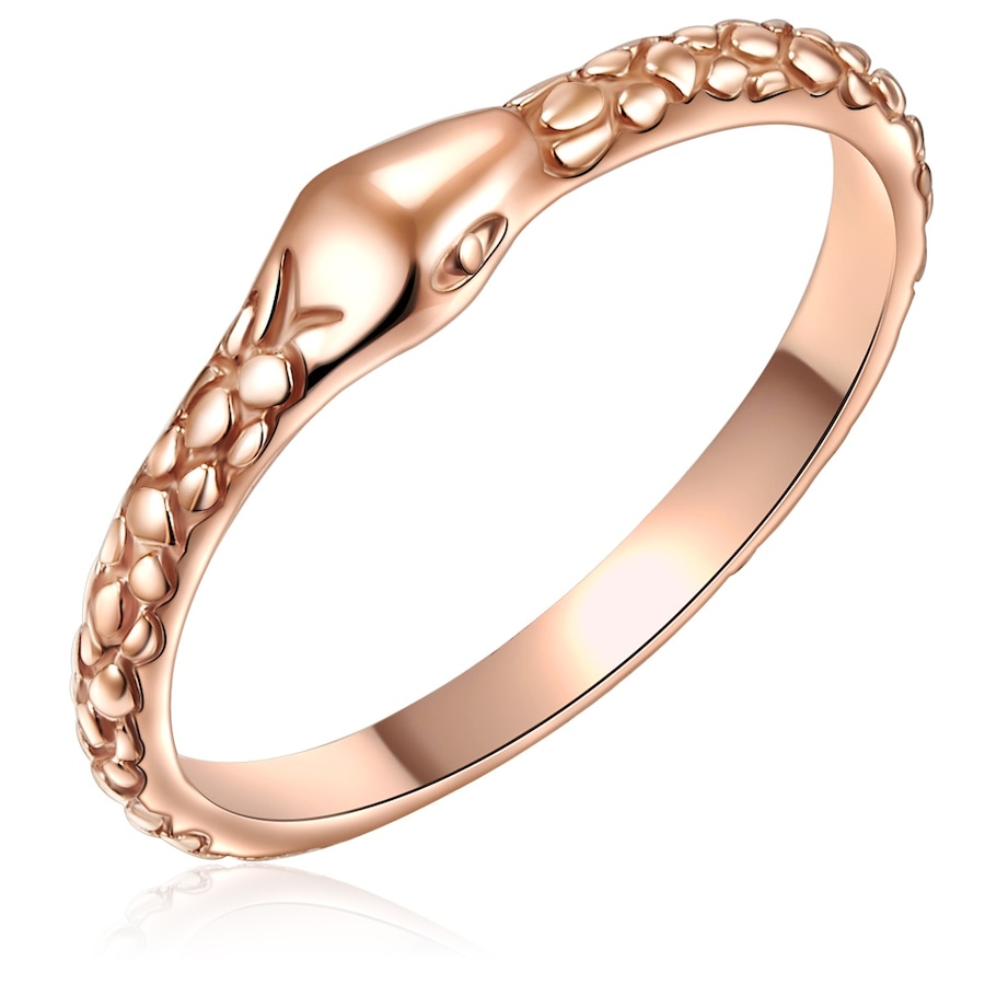 Glanzstücke München Ring Schlangenkopf Sterling Silber in Roségold 54 Damen