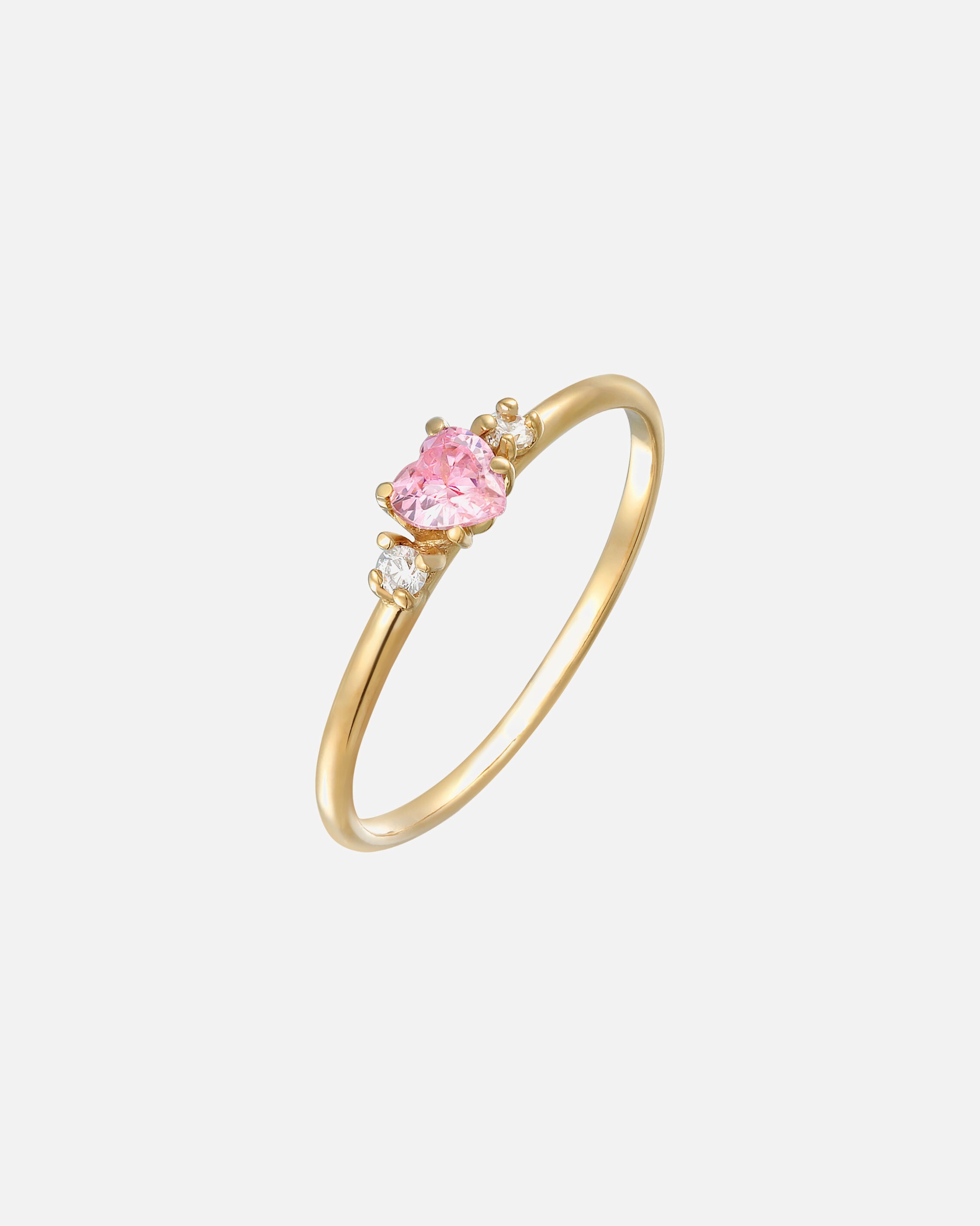 Ring für Weiblich Elli Herz Zirkonia Liebe Verlobung 925 Silber 52