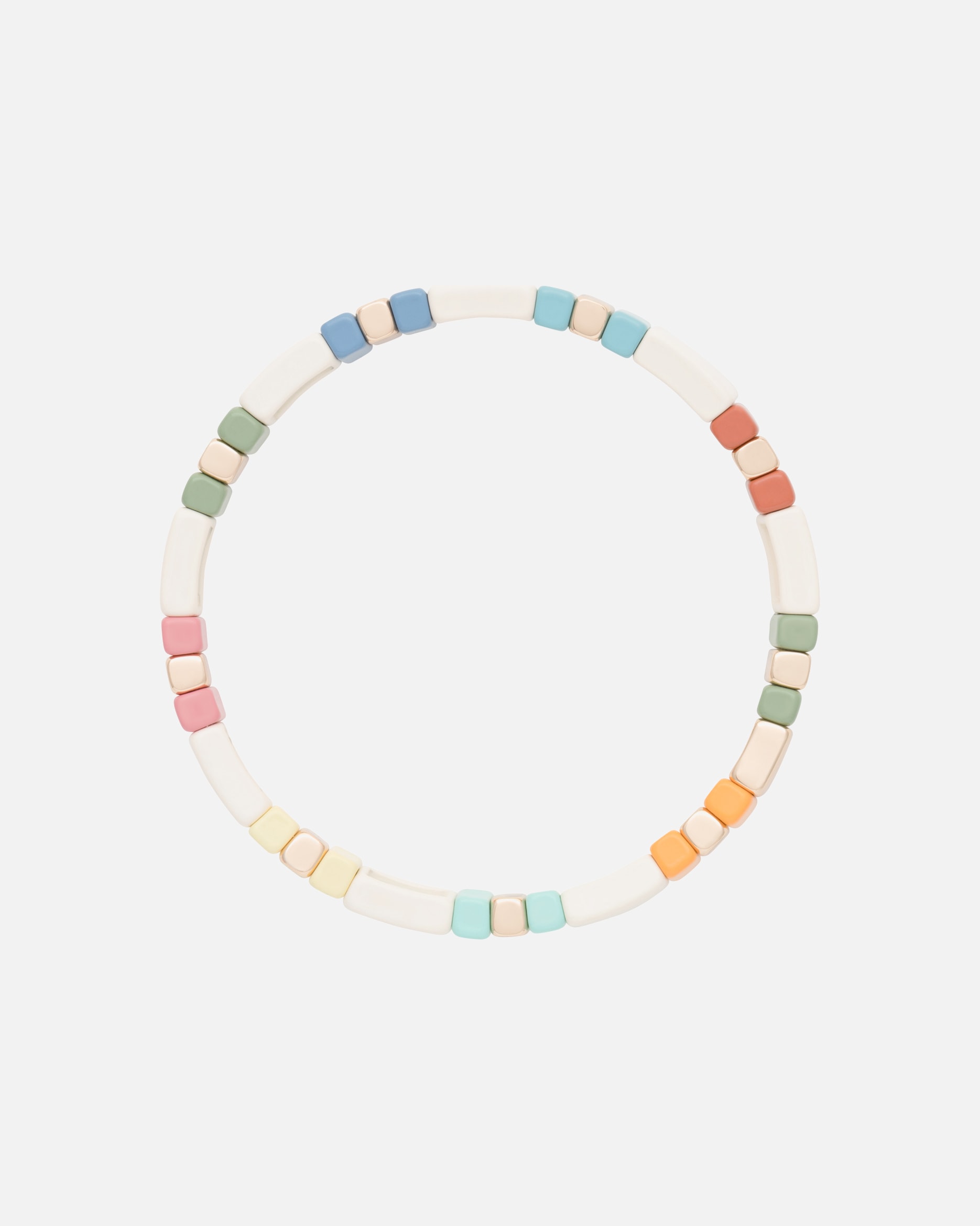 Armband für Weiblich A&C Oslo – Nordic Design Jewellery Default Brand Line Armband 'Enamel Tiles L' multi color