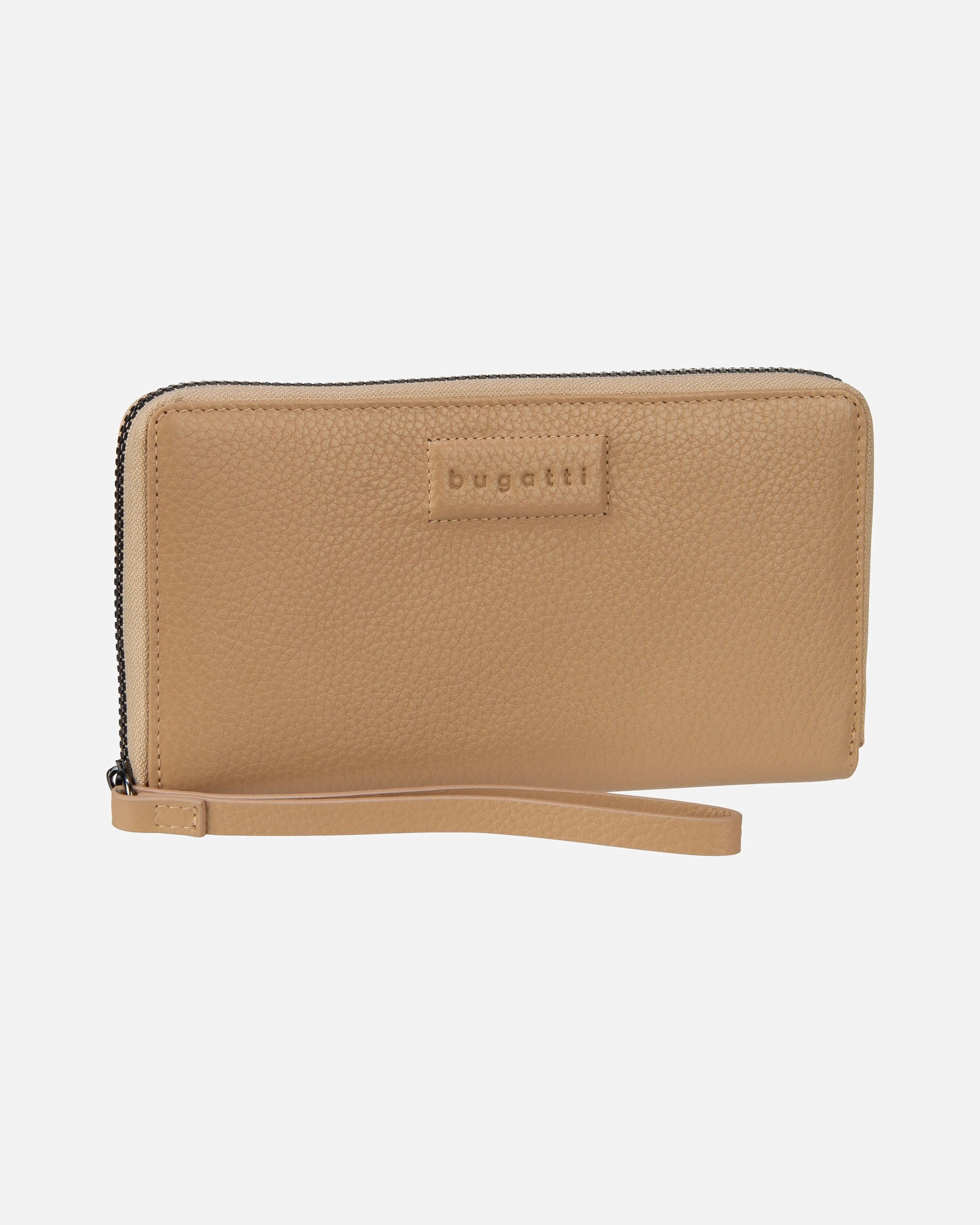 Portemonnaie für Weiblich Bugatti Geldbörse Elsa Long Ladies Zip Sand