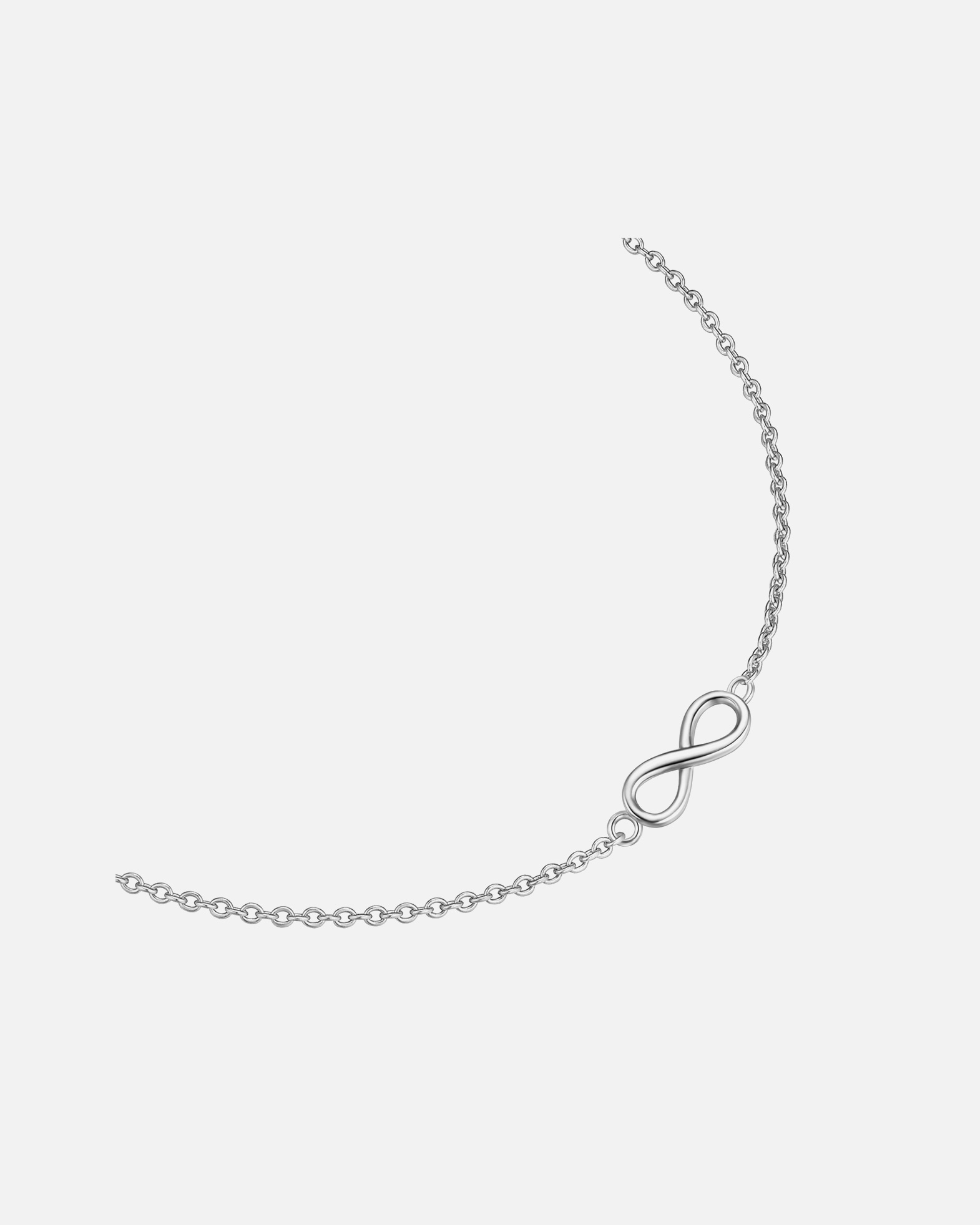 Armband für Weiblich Glanzstücke München Armband Infinity aus Sterling Silber in silber 17,0 cm Basislänge + 3,0 cm Verlängerung