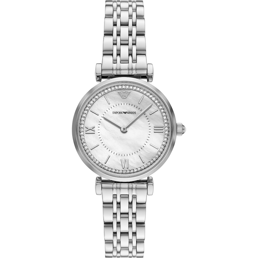 Emporio Armani Damenuhr Edelstahl silber Damen
